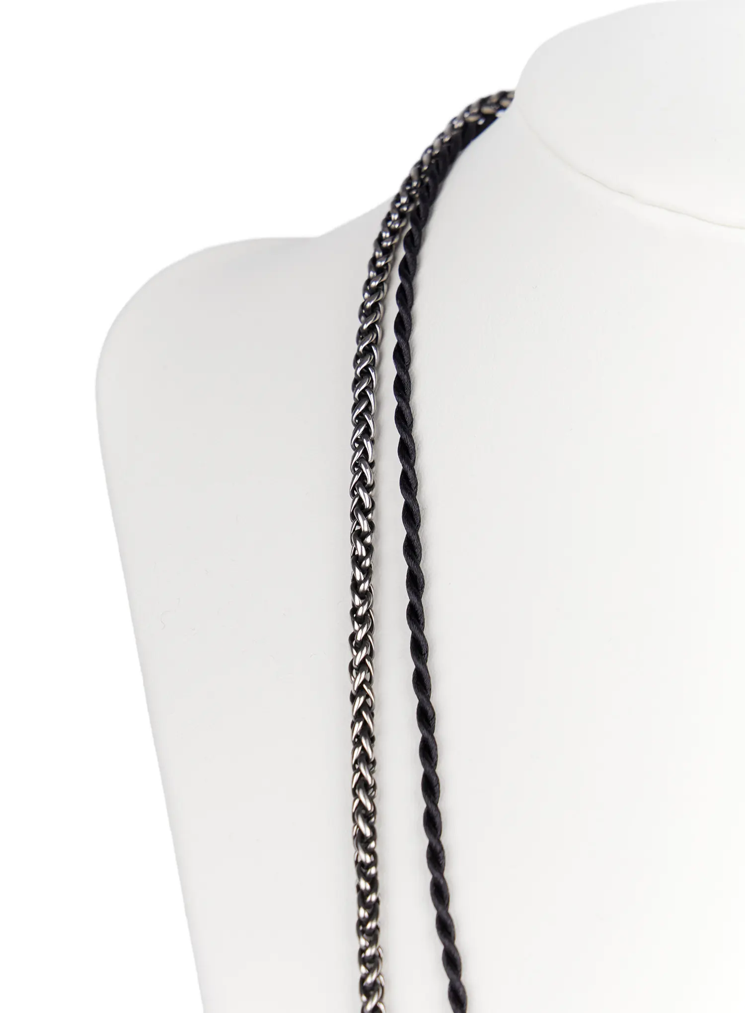 Dual Chain Necklace IN524 - Image 7