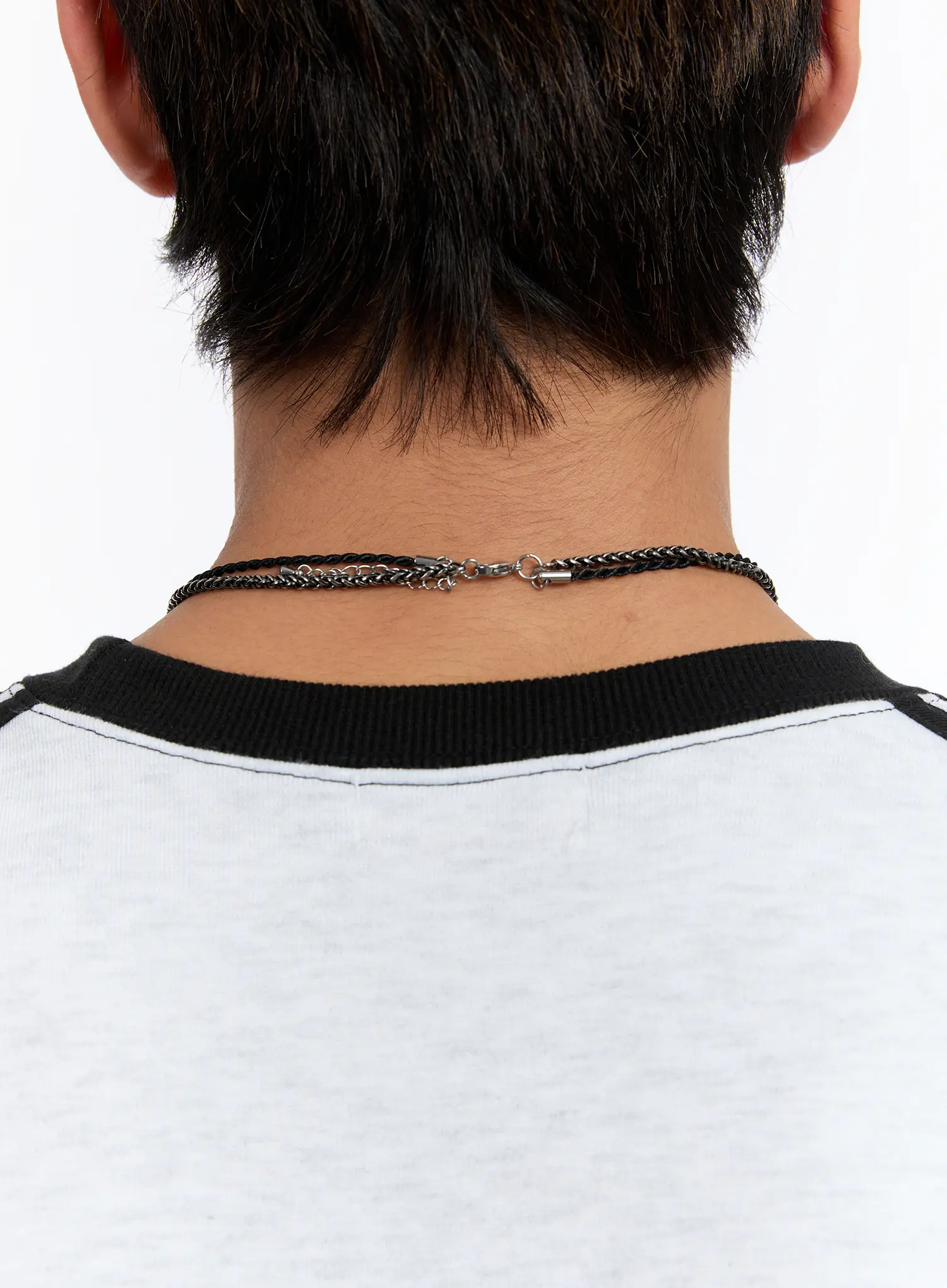 Dual Chain Necklace IN524 - Image 8