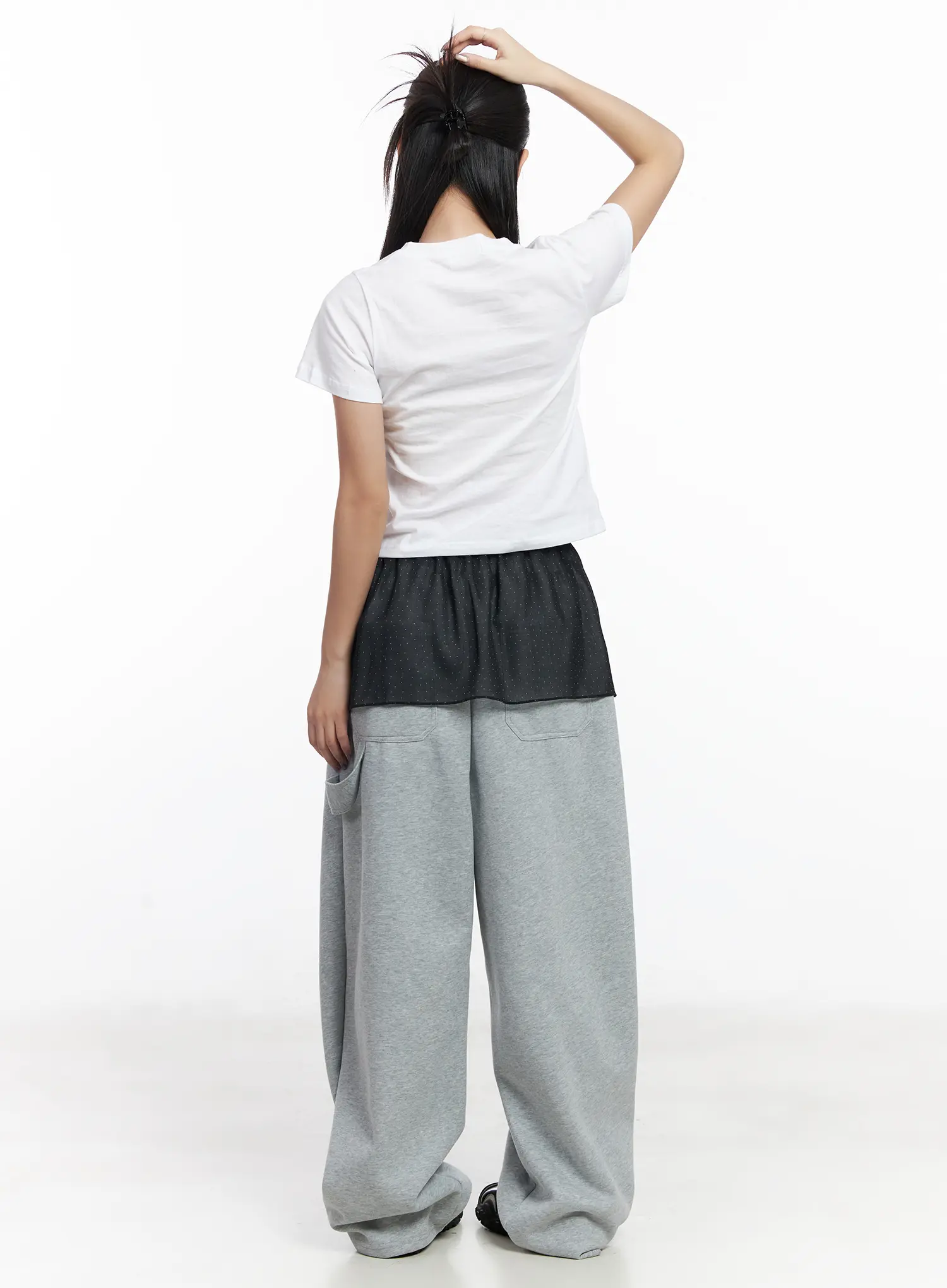 Echo Lettering Crop Tee CJ530 - Image 3