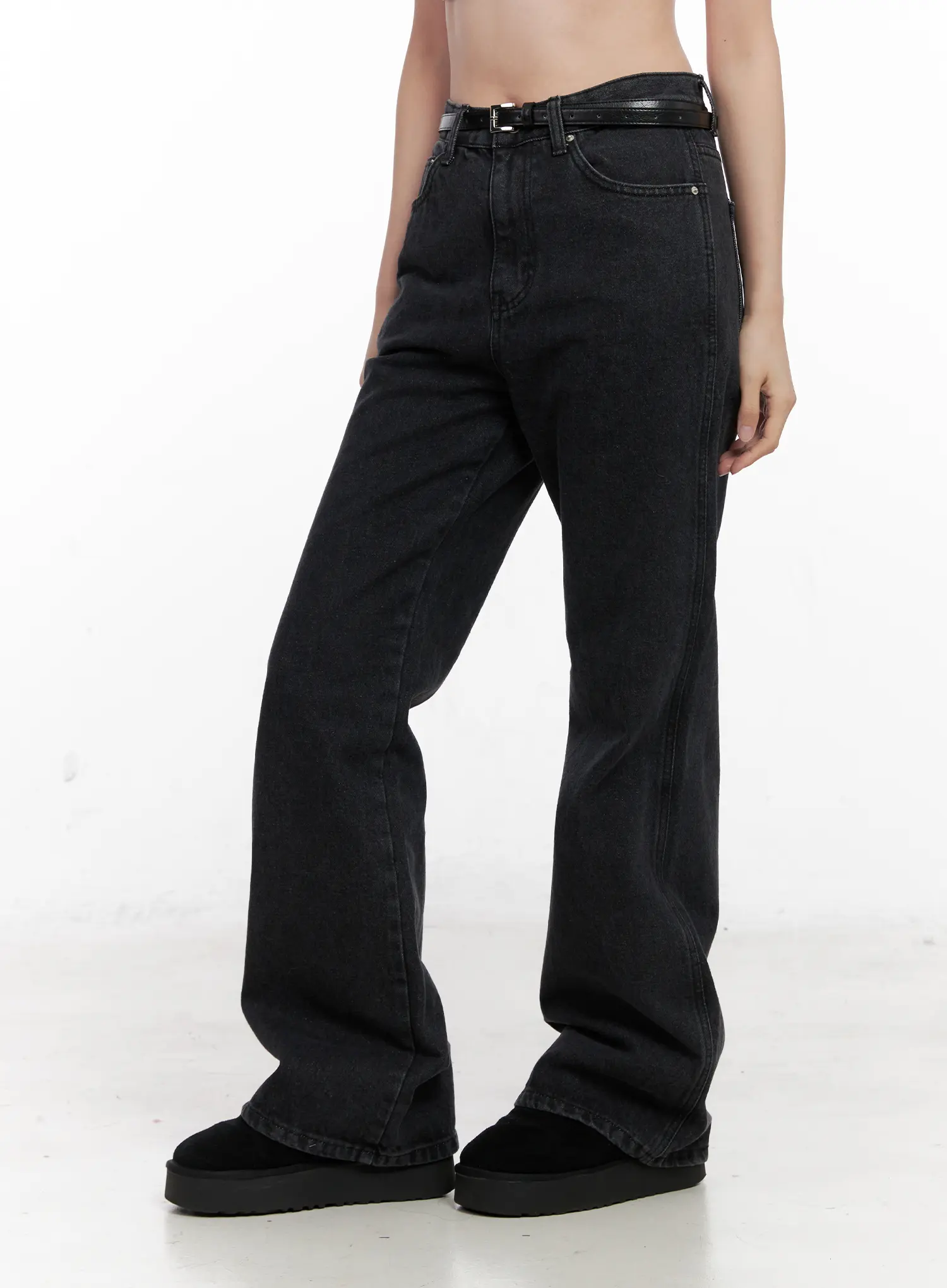 Eileen Belted Flare Jeans CN504 - Image 4