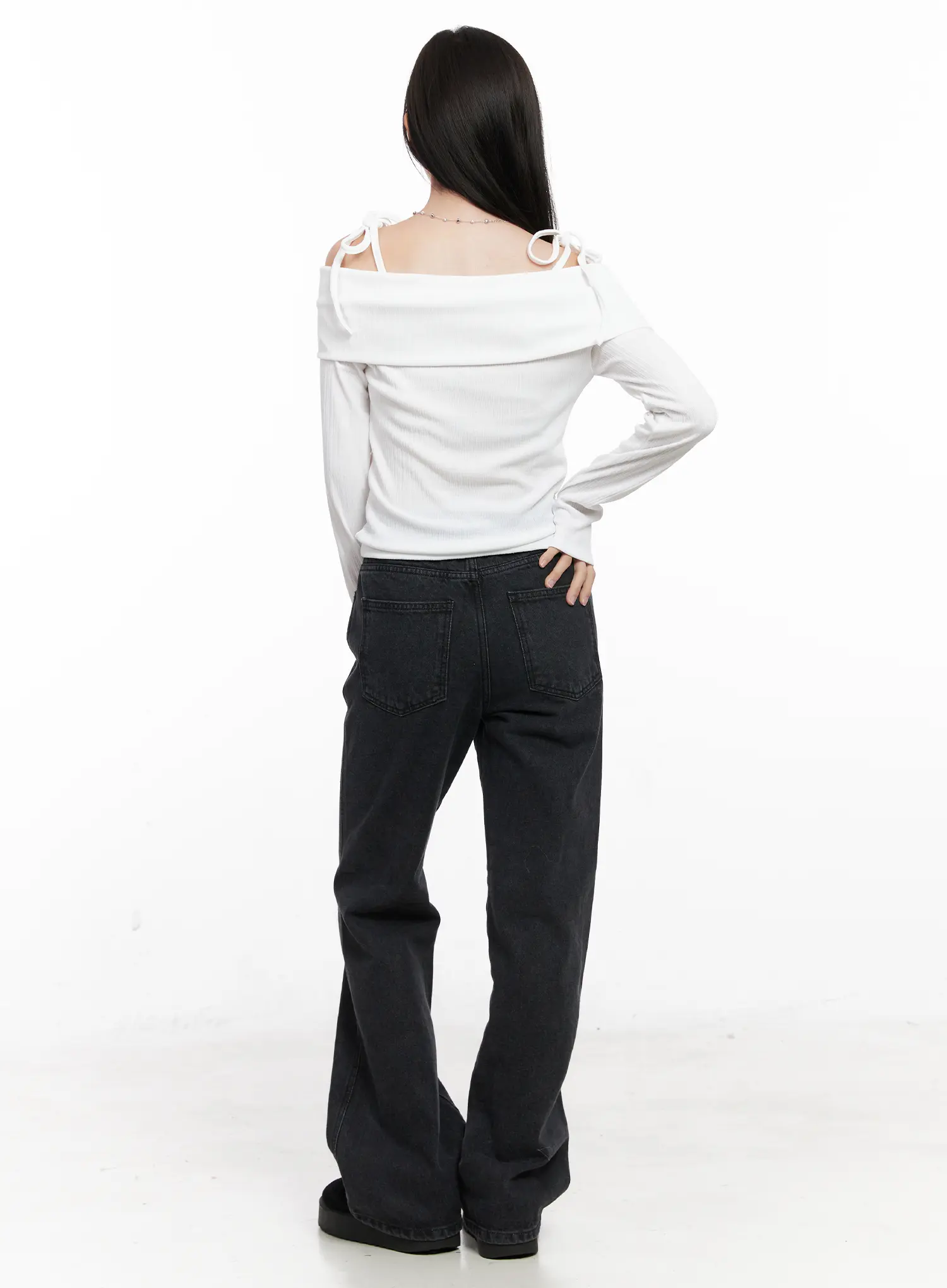 Eileen Belted Flare Jeans CN504 - Image 7