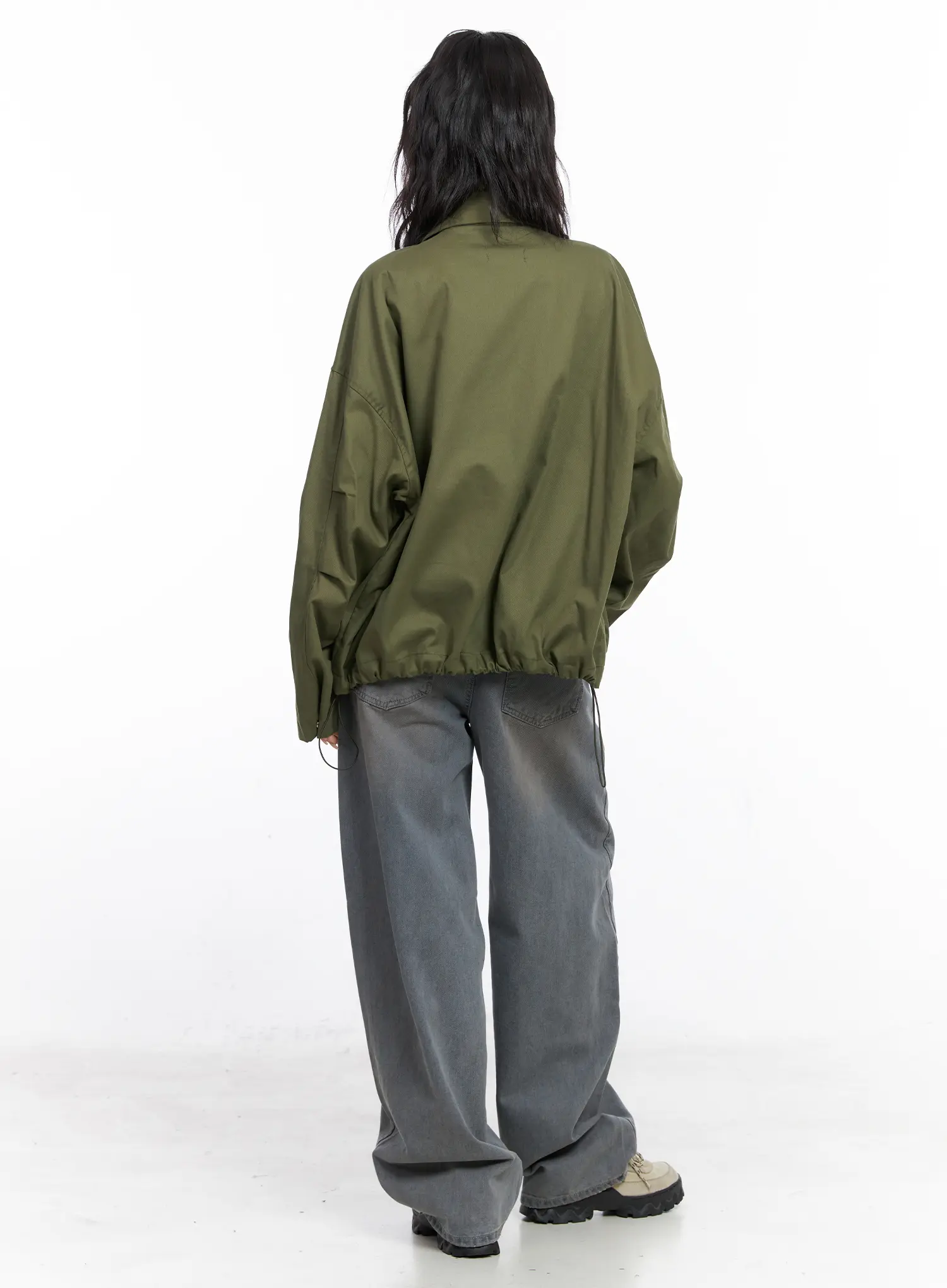 Elaina Vintage-Washed Baggy Jeans CC1809 - Image 7