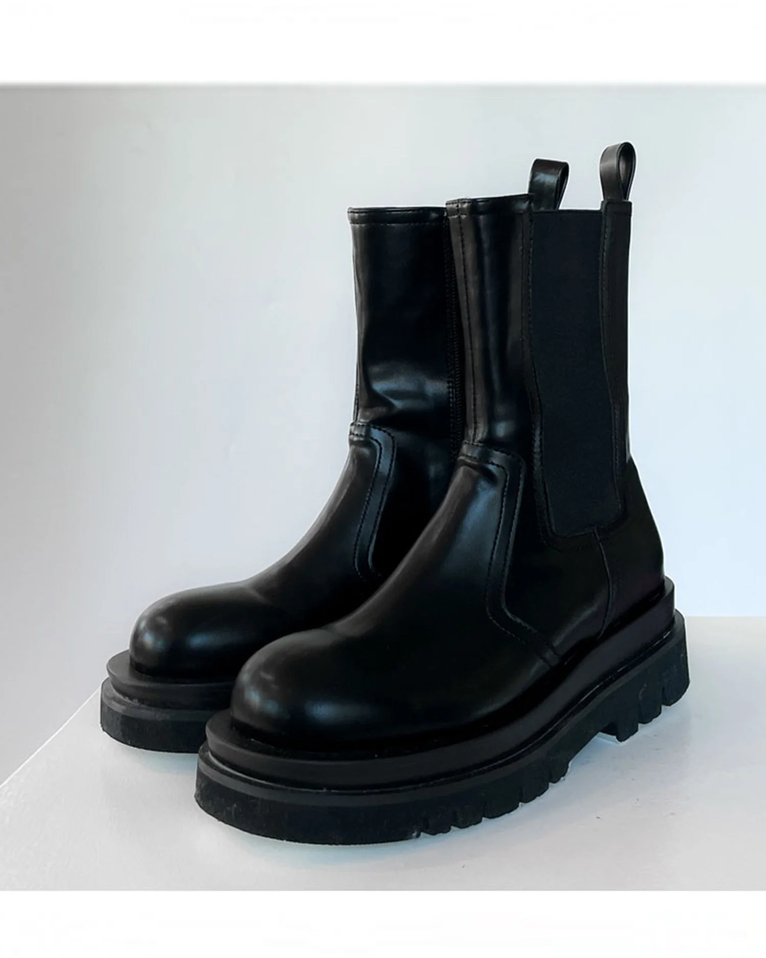 Elastic Gusset Ankle Zipper Boots CJ305 - Image 7