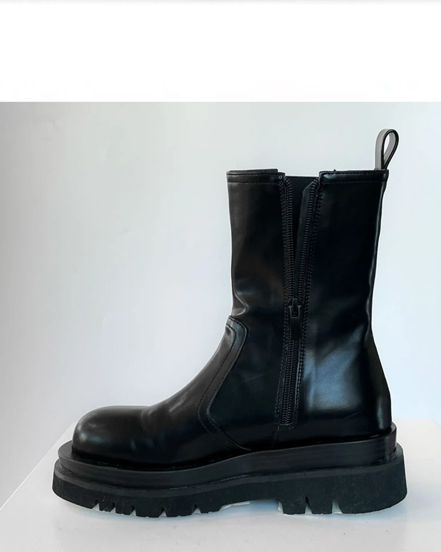Elastic Gusset Ankle Zipper Boots CJ305 - Image 9