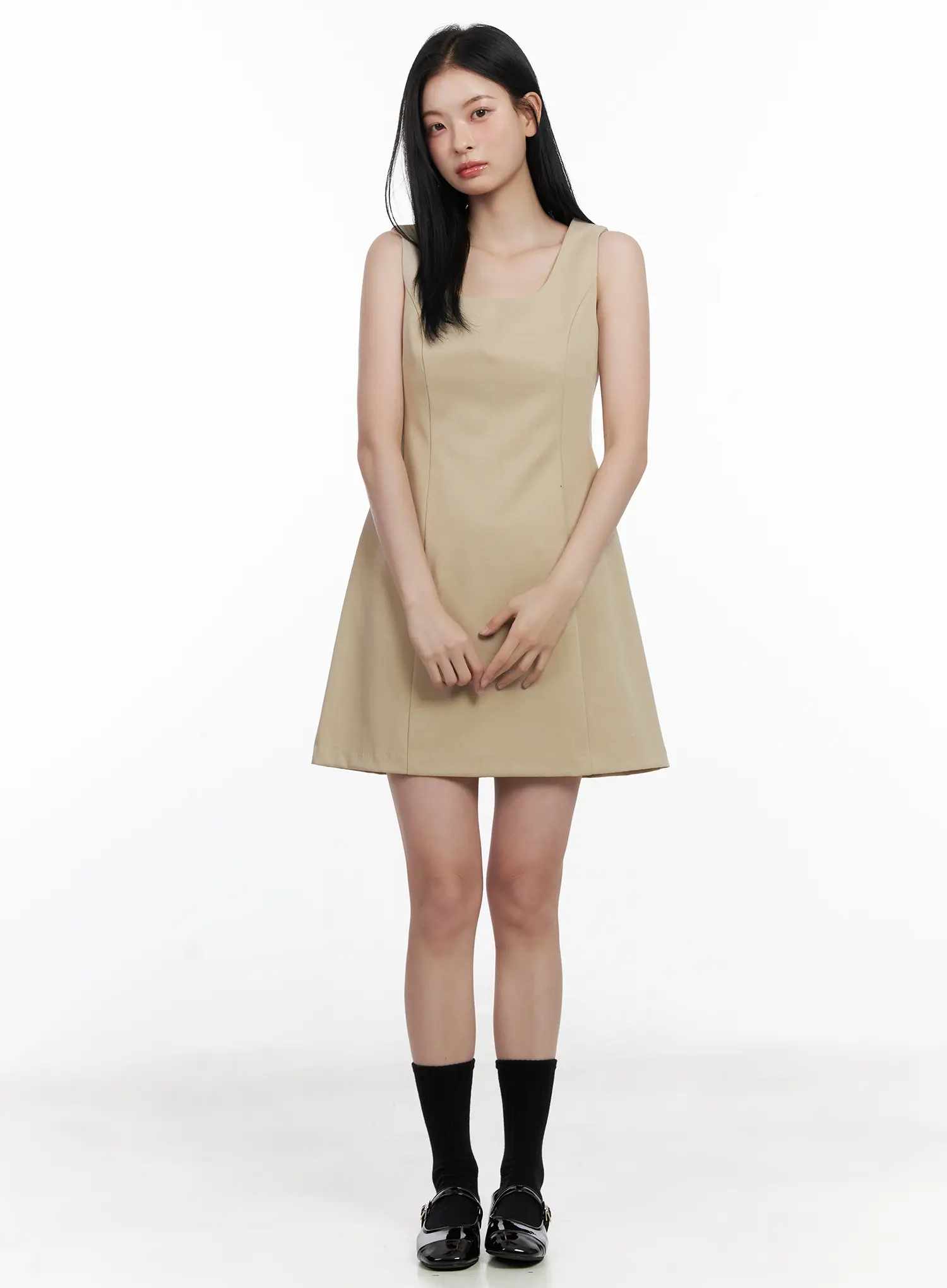 Elegant A-Line Mini Dress CJ519 - Image 2