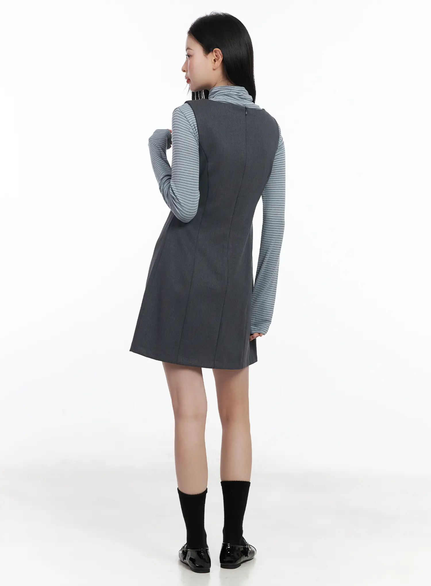 Elegant A-Line Mini Dress CJ519 - Image 7