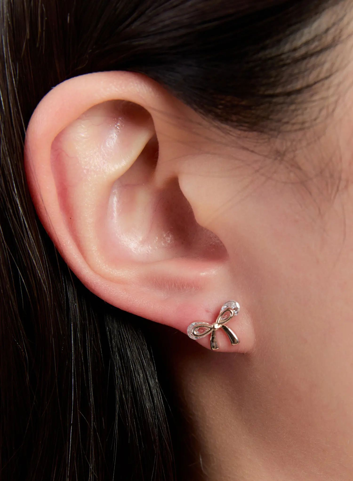 Elegant Bow Stud Earrings IN528 - Image 4