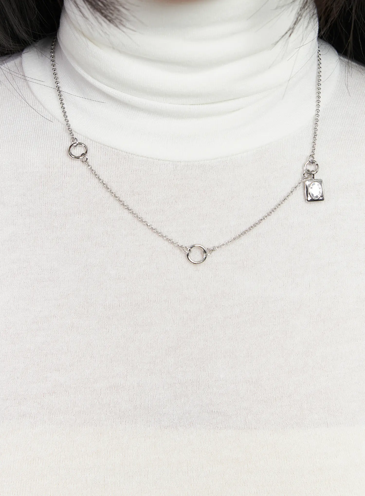 Elegant Cubic Charm Necklace CD530