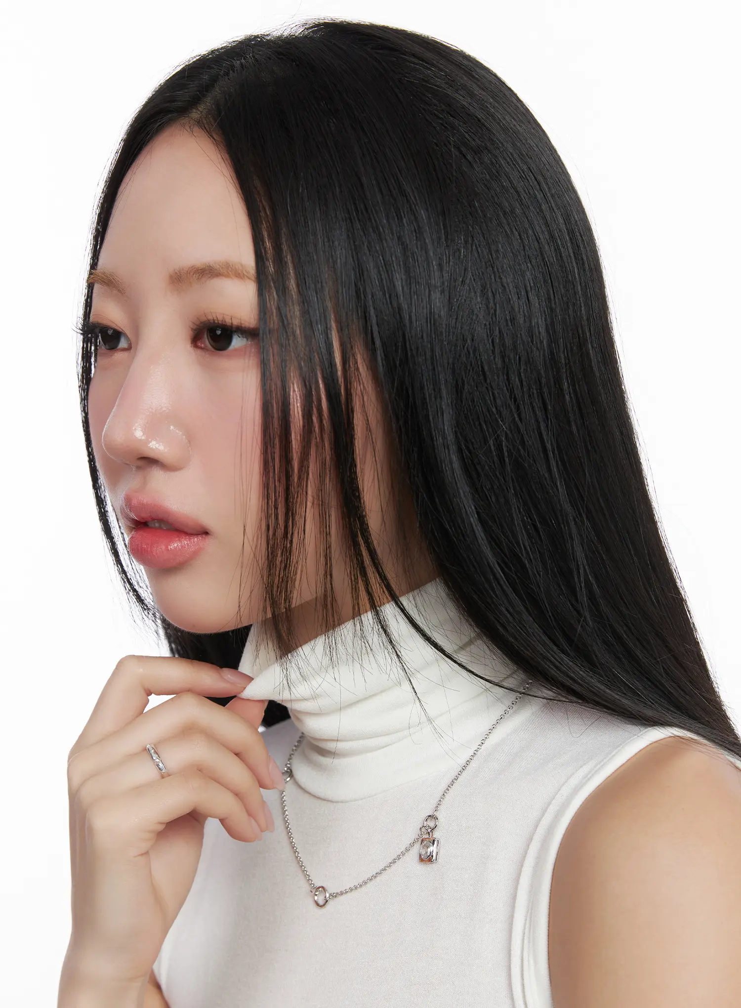 Elegant Cubic Charm Necklace CD530 - Image 2
