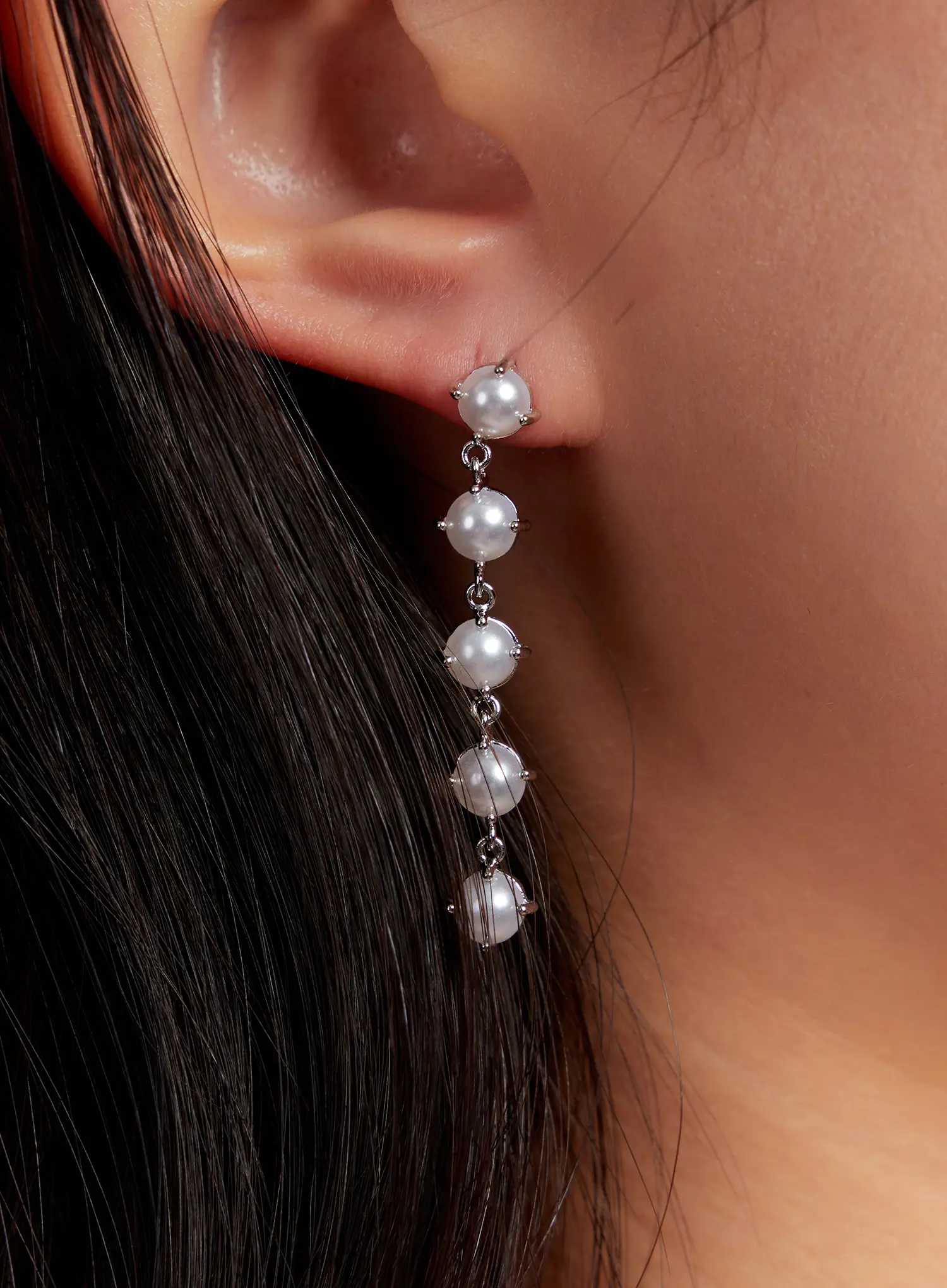 Elegant Faux Pearl Drop Earrings IO527