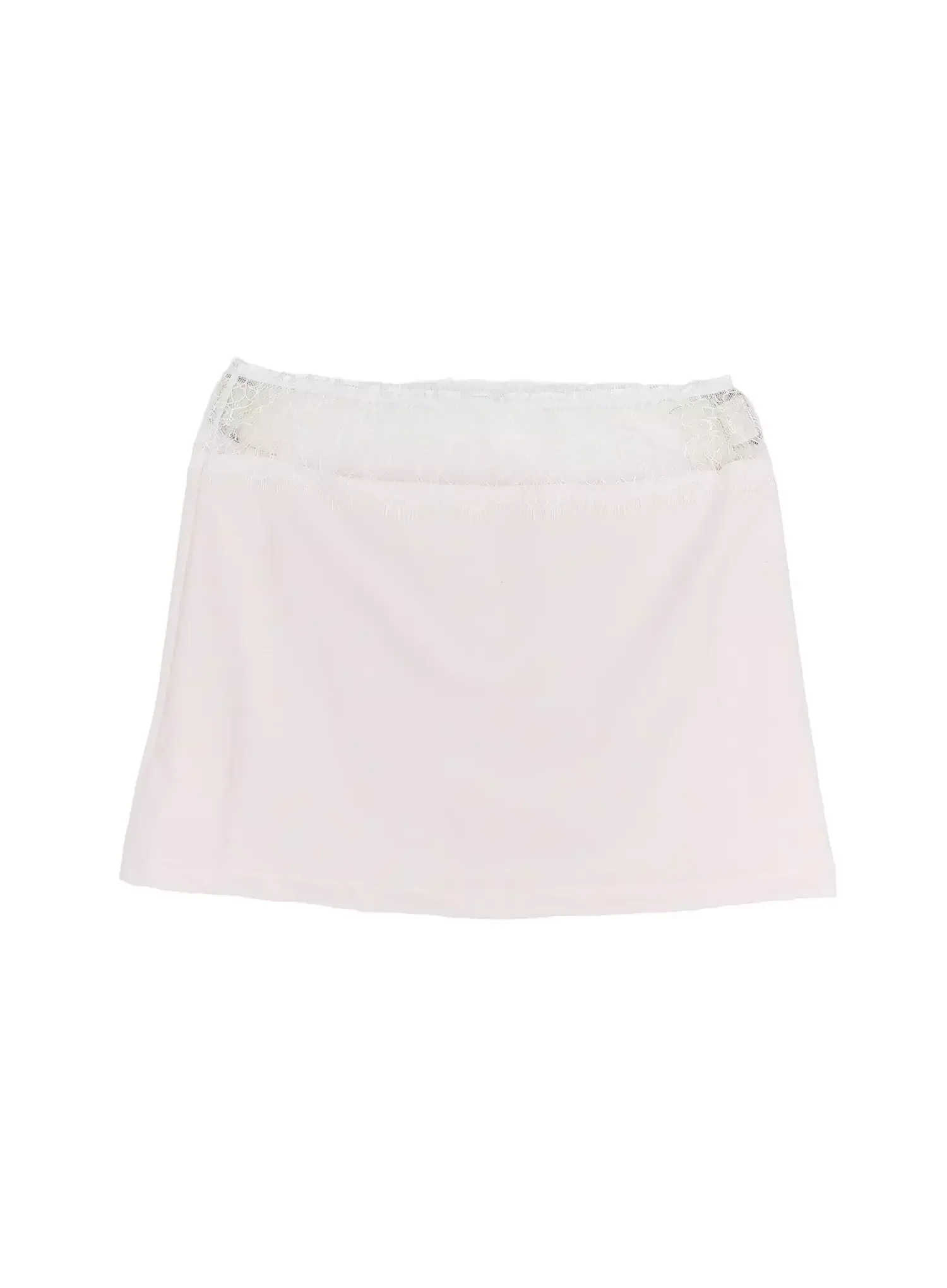 Elegant Lace Trim Mini Skirt IM530 - Image 14