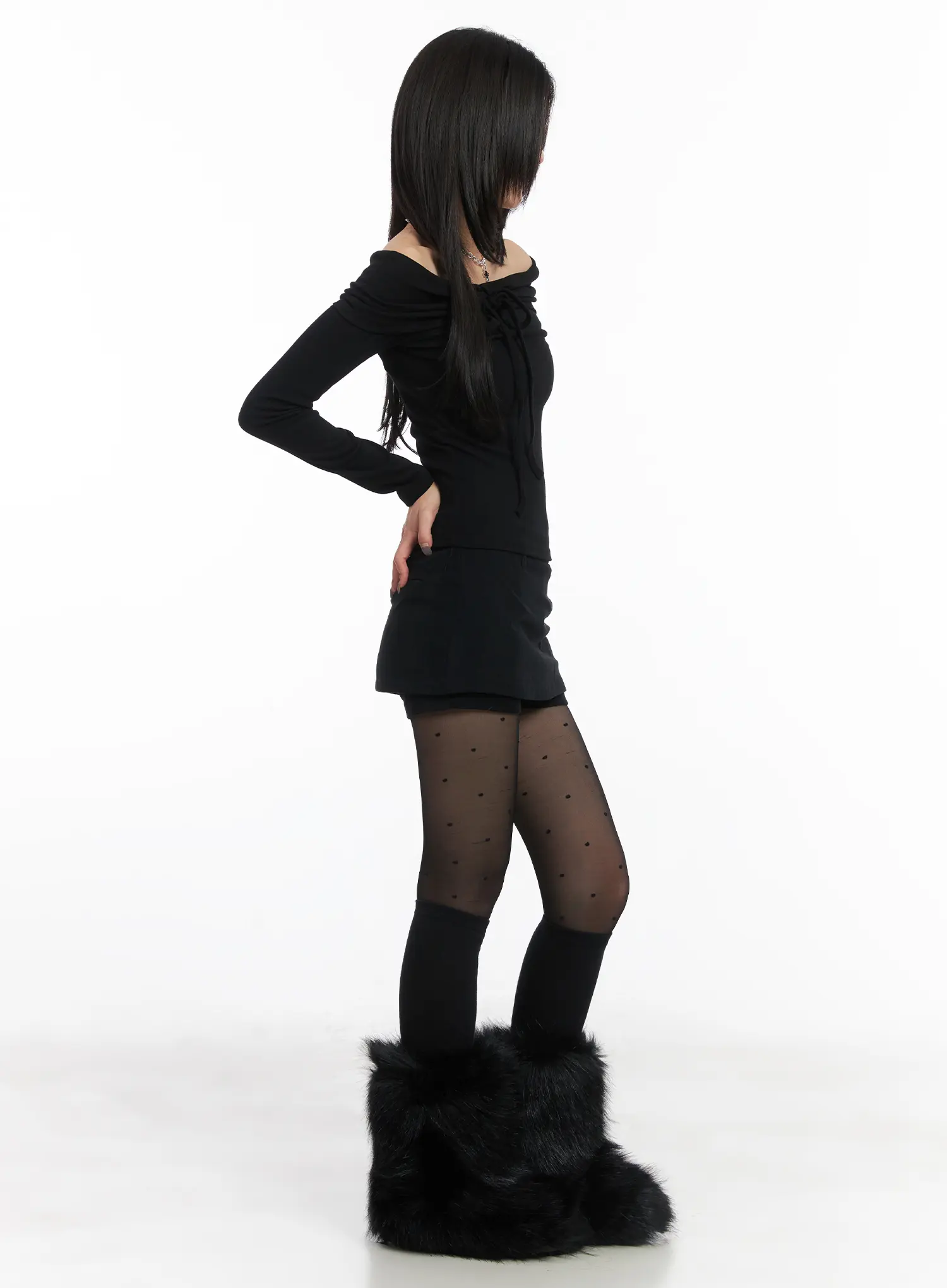 Elegant Off-Shoulder Long Sleeve Top CD508 - Image 6