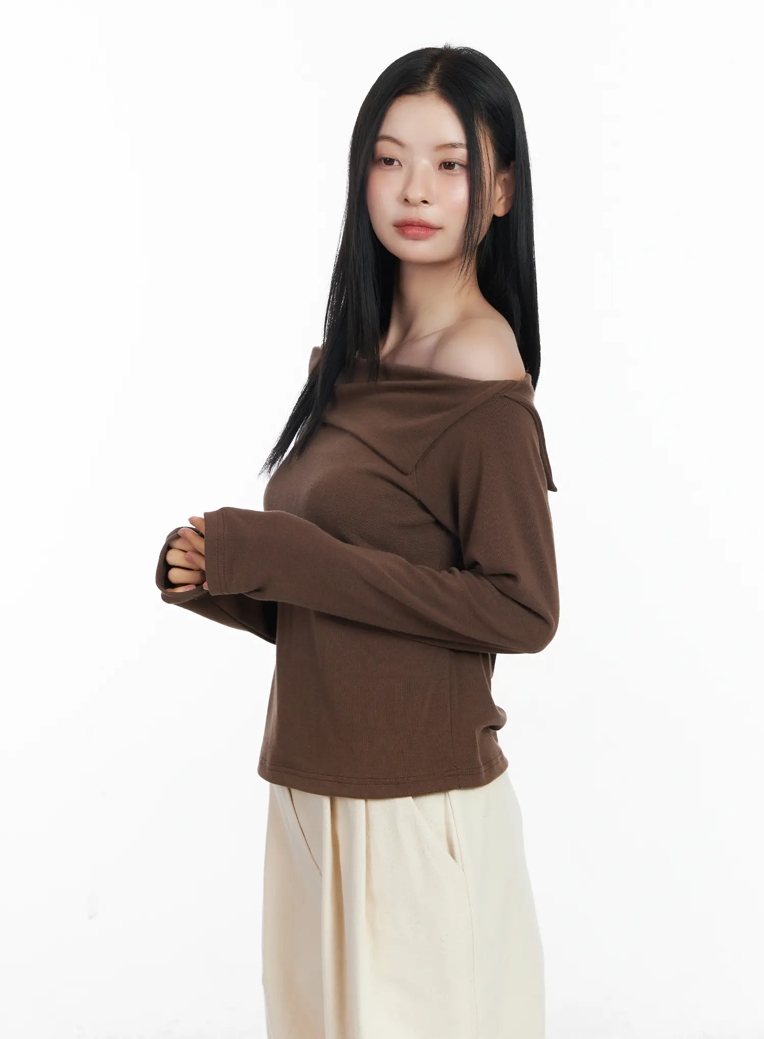 Elegant Off-Shoulder Top CJ519 - Image 5