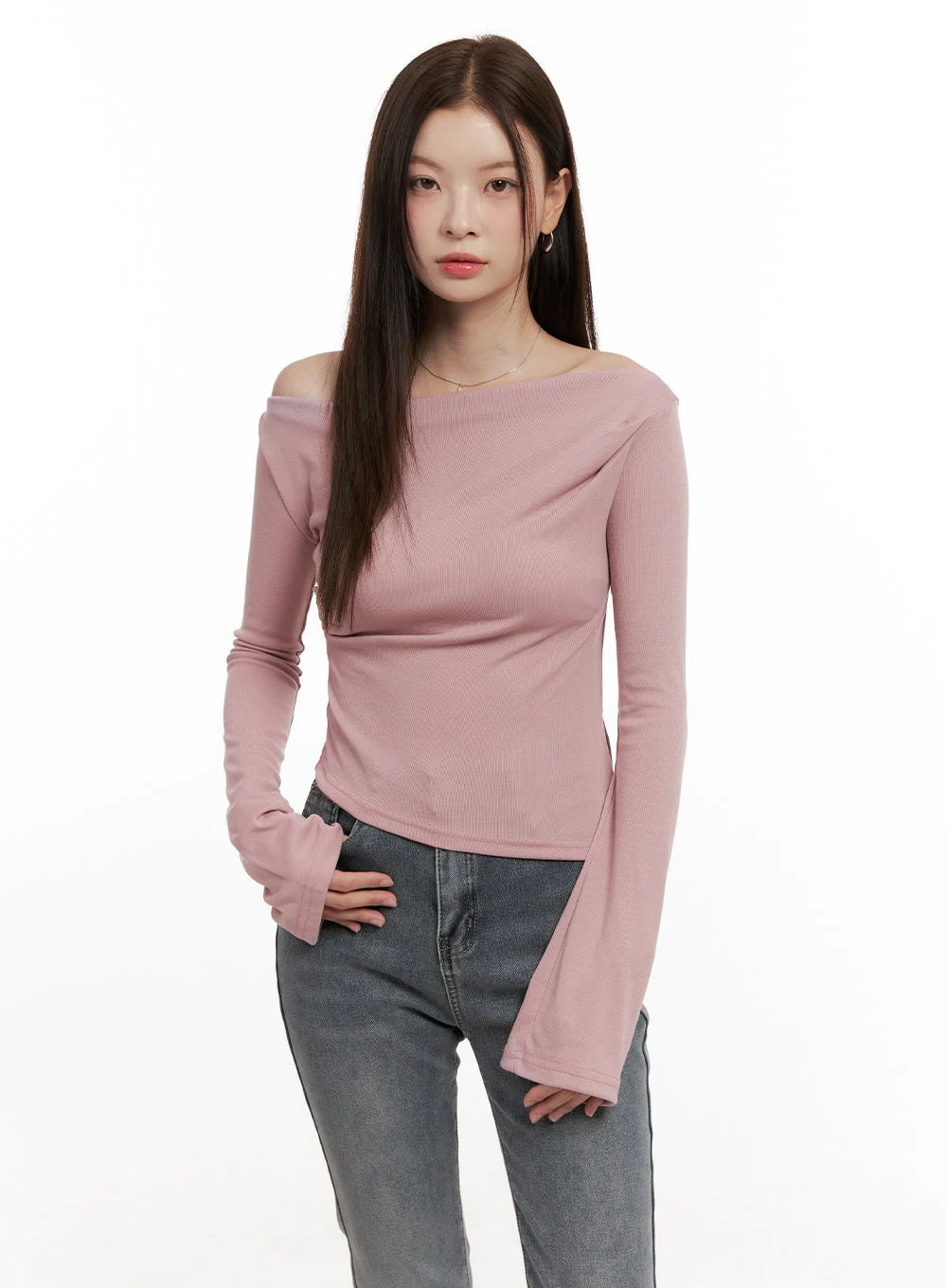 Elegant One-Shoulder Top ON422 - Image 8