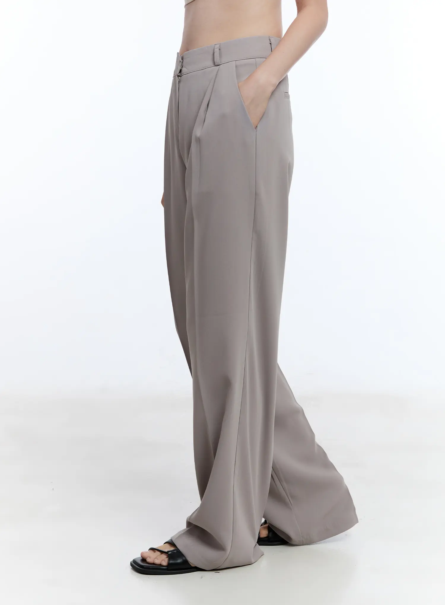 Elegant Pintuck Wide-Leg Pants CU513 - Image 5