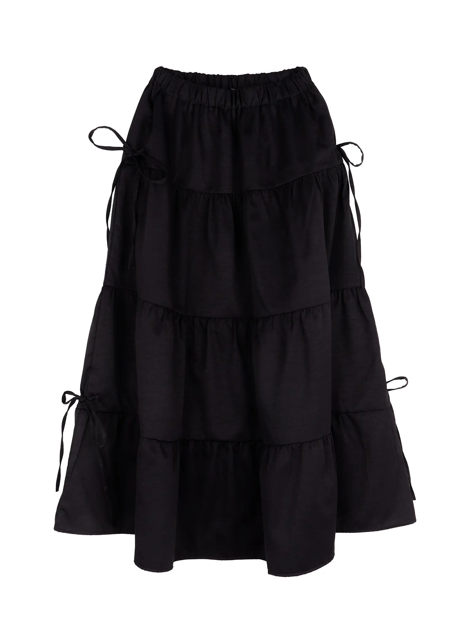 Elegant Ribbon Maxi Skirt F502 - Image 12