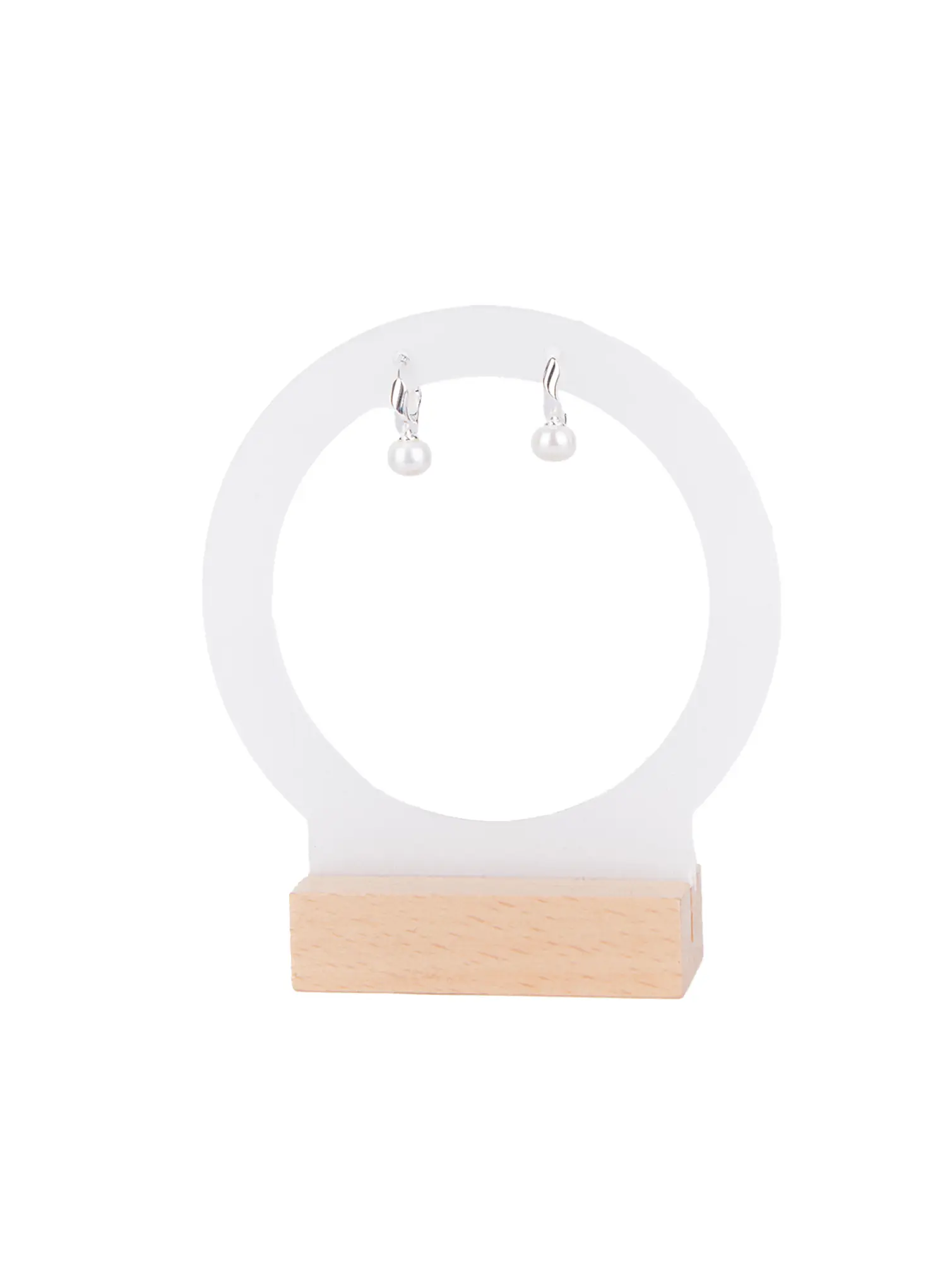 Elegant Twist Faux Pearl Earrings CS518 - Image 5