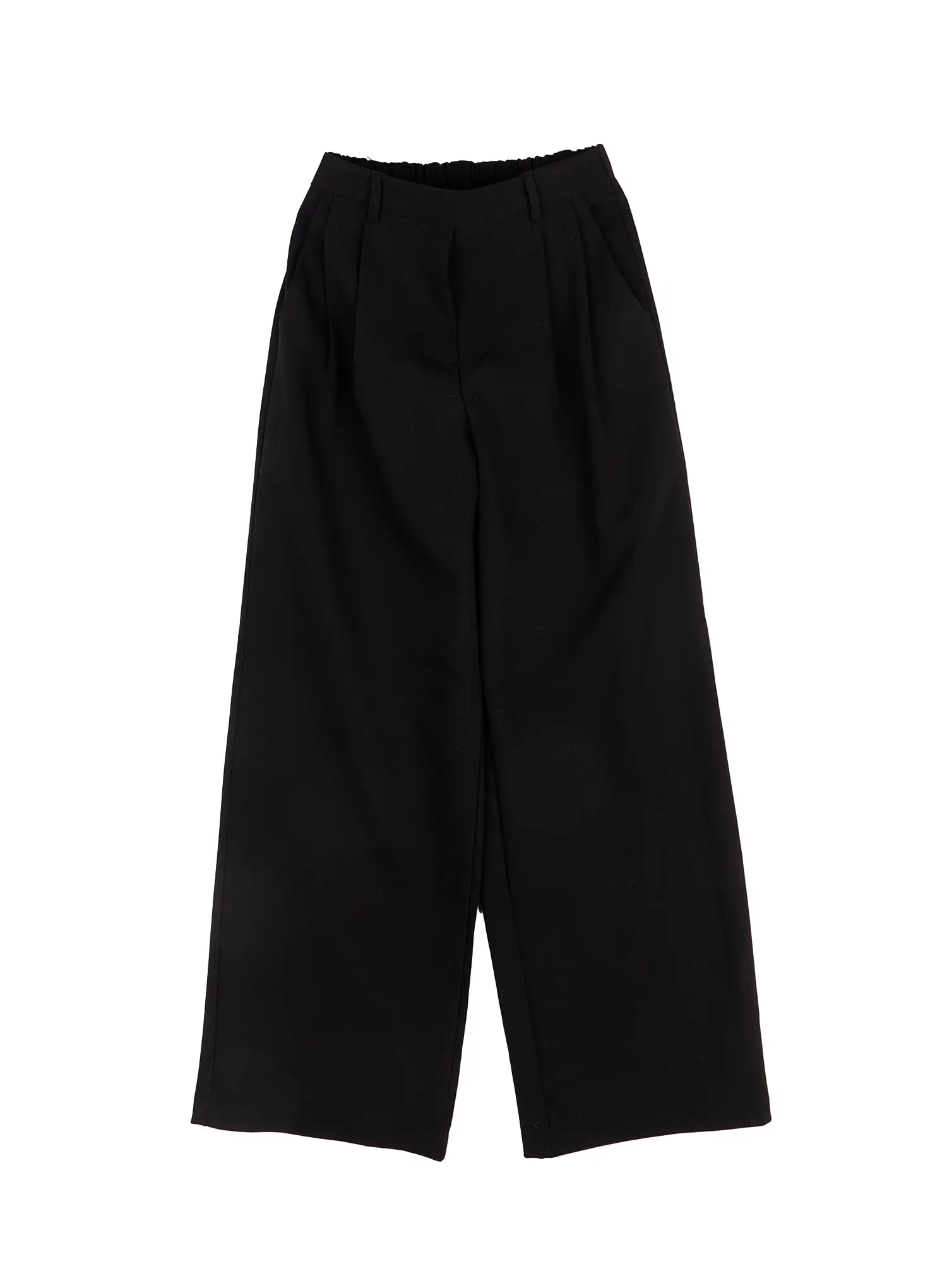 Elegant Wide-Leg Pintuck Trousers CJ522 - Image 11