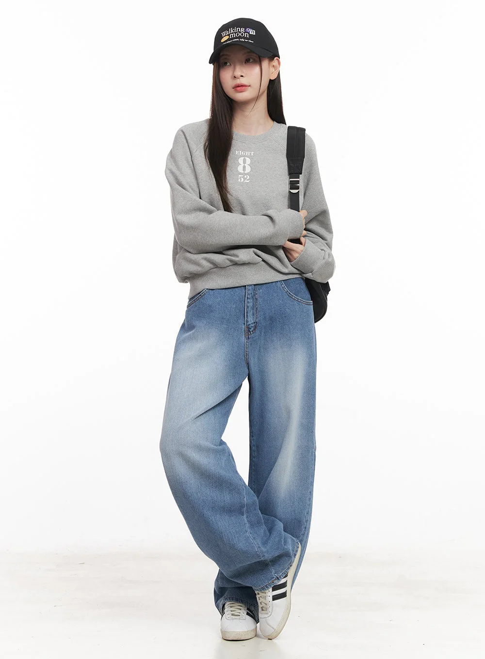 Ellise Wide-Fit Baggy Jeans CM512 - Image 2