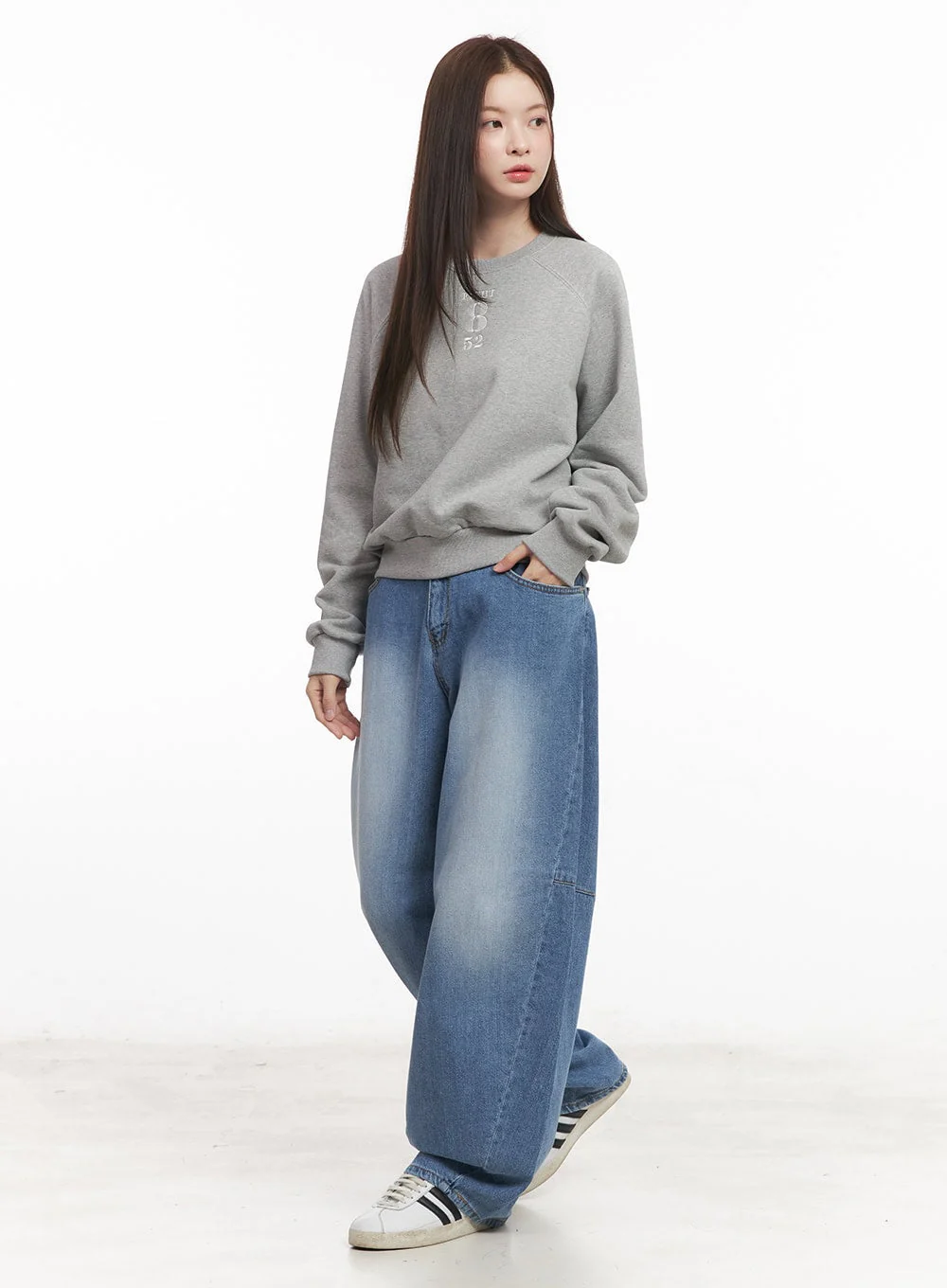 Ellise Wide-Fit Baggy Jeans CM512 - Image 5