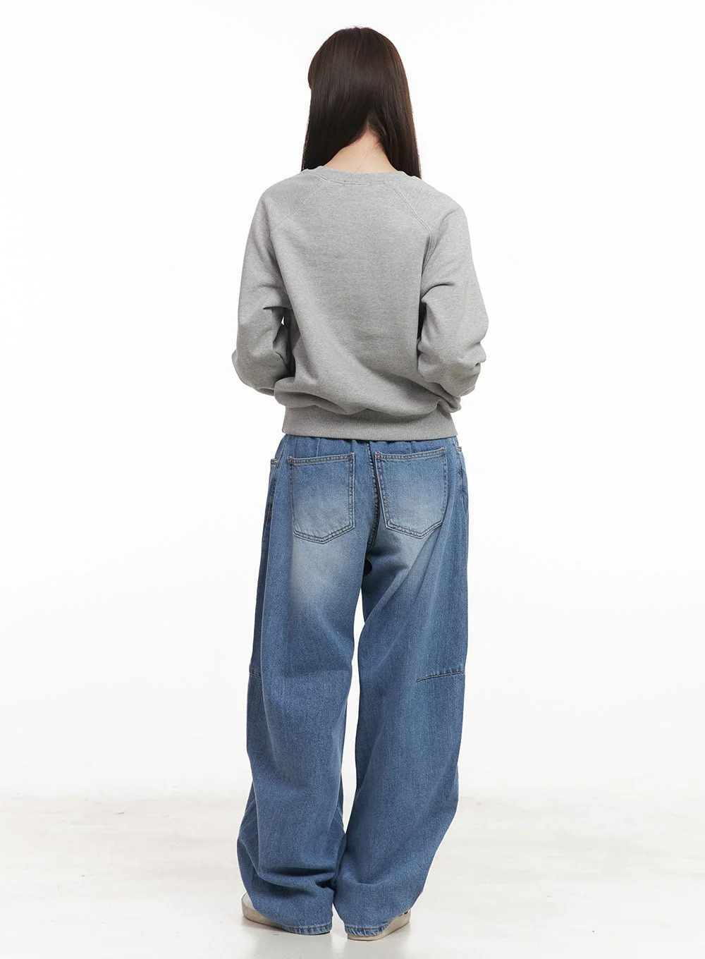 Ellise Wide-Fit Baggy Jeans CM512 - Image 9