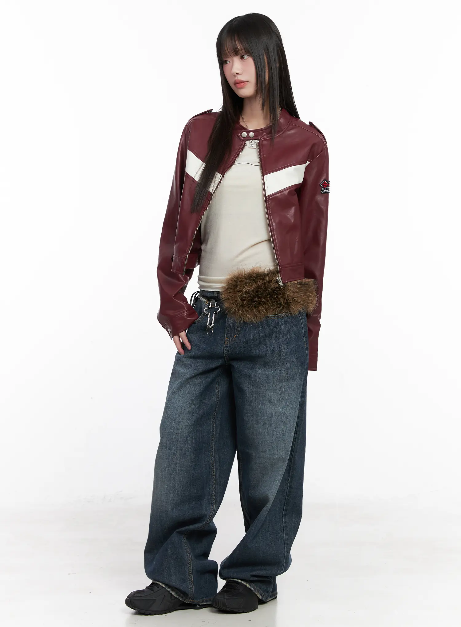 Elowyn Low-Rise Baggy Jeans CN510 - Image 6