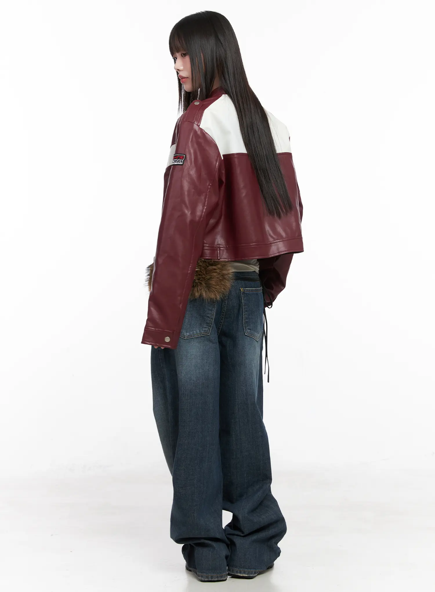 Elowyn Low-Rise Baggy Jeans CN510 - Image 8
