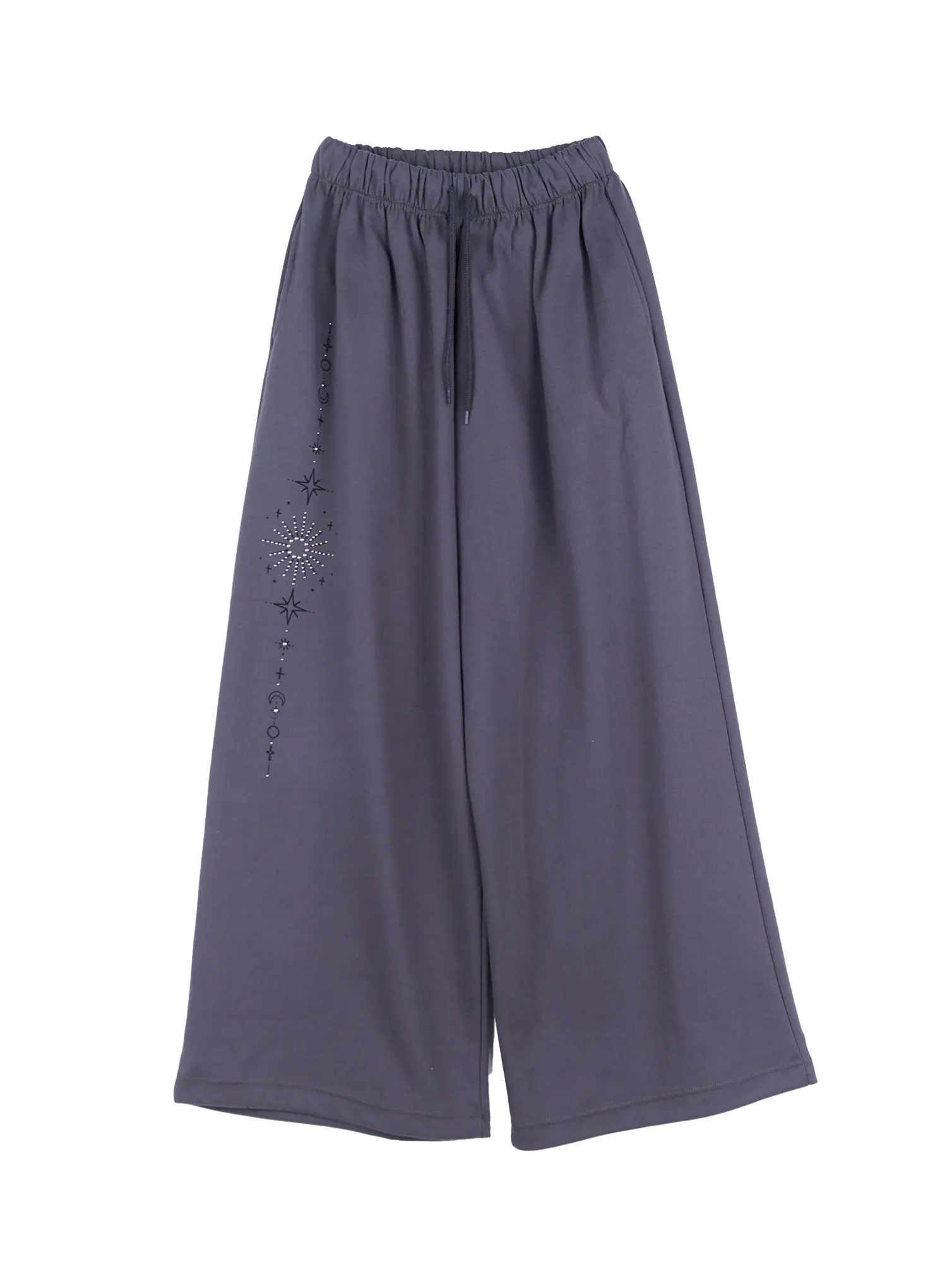 Embellished Wide-Leg Sweatpants CL518 - Image 15