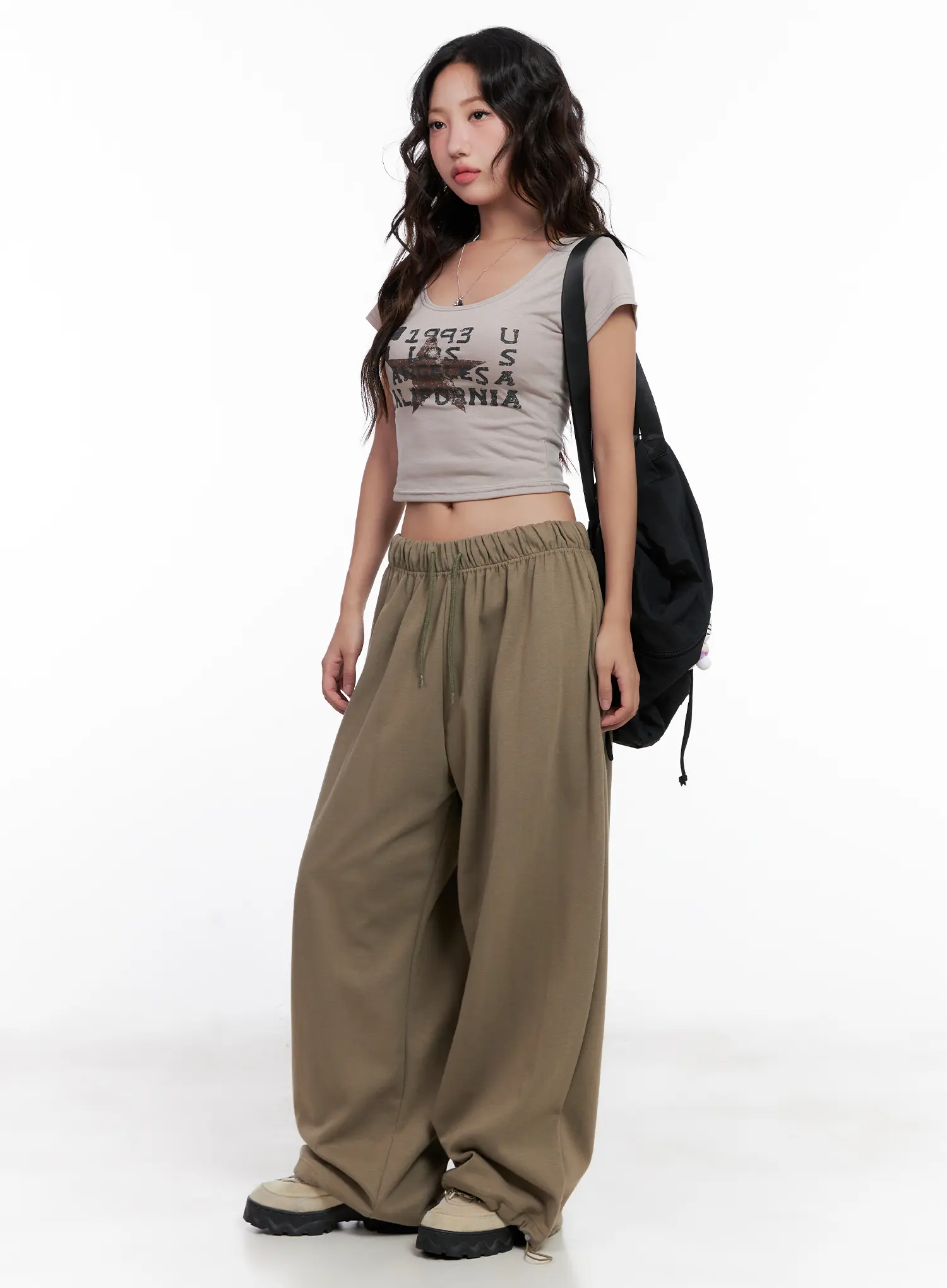 Embellished Wide-Leg Sweatpants CL518 - Image 2