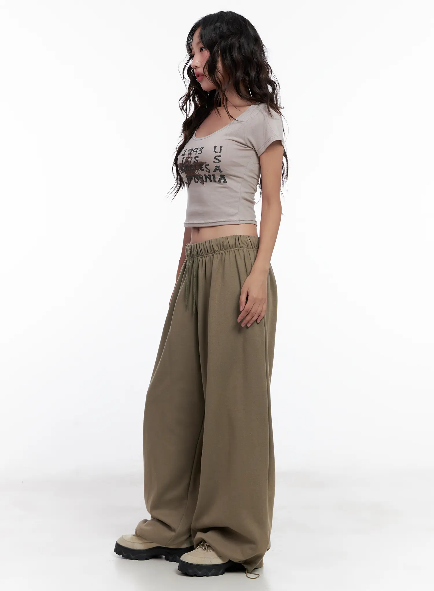 Embellished Wide-Leg Sweatpants CL518 - Image 9