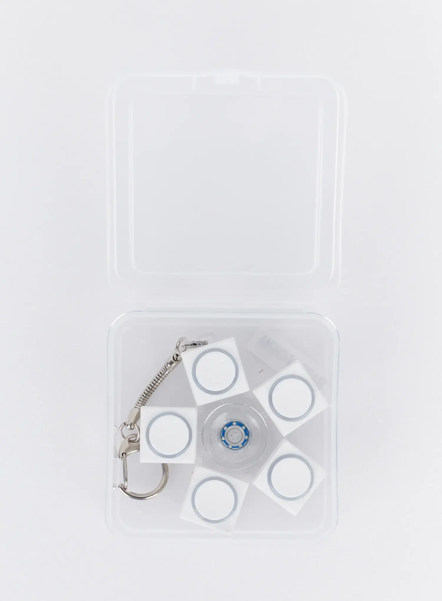 Embossed Circle 5-Keycap Keychain IA524 - Image 5