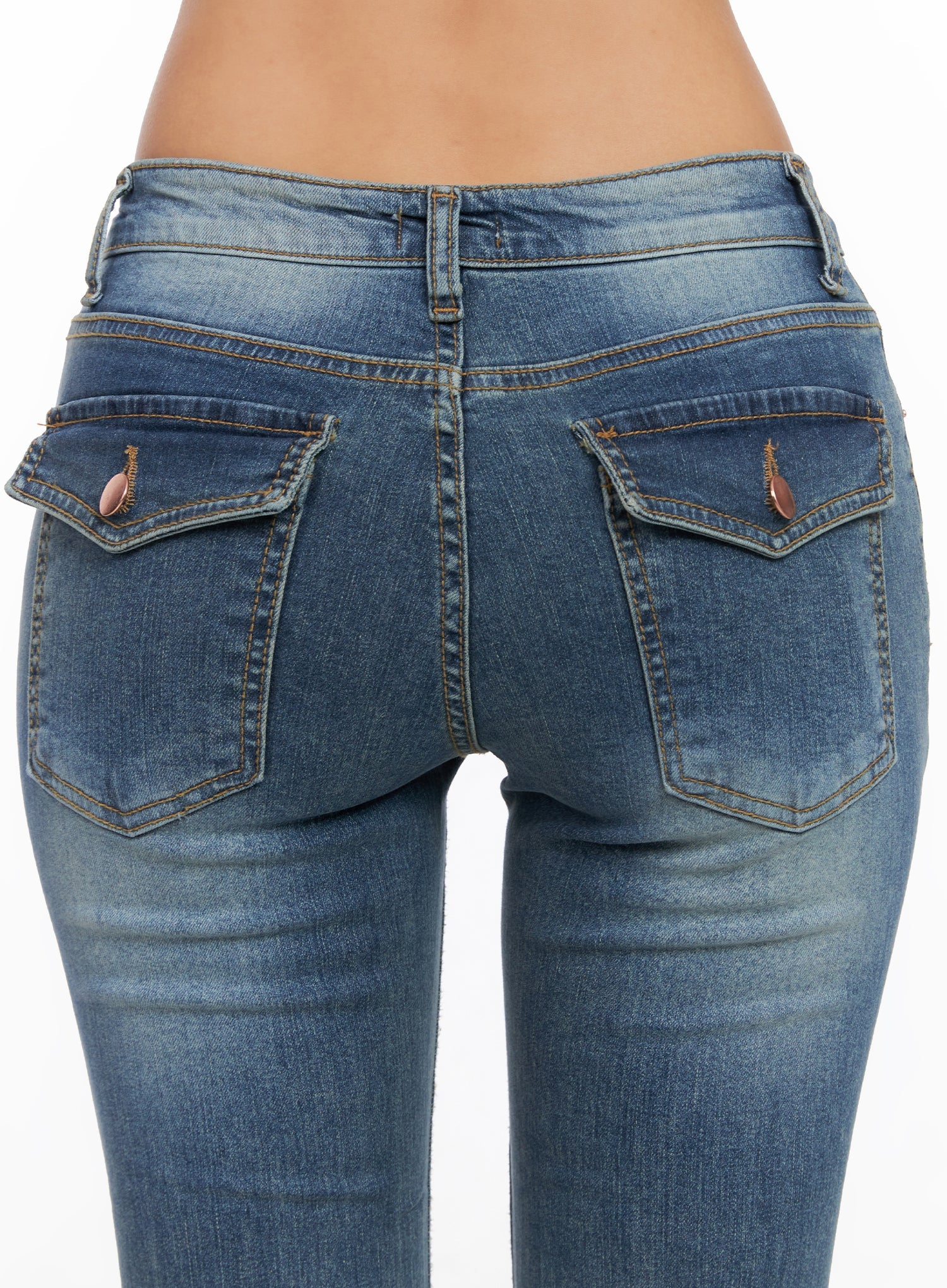 Emelia Back Pocket Flare Jeans CO514 - Image 6