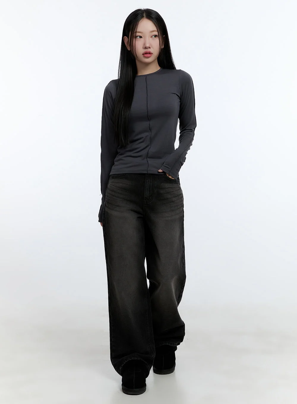 Emilia Cotton Wide Leg Jeans CD420 - Image 2