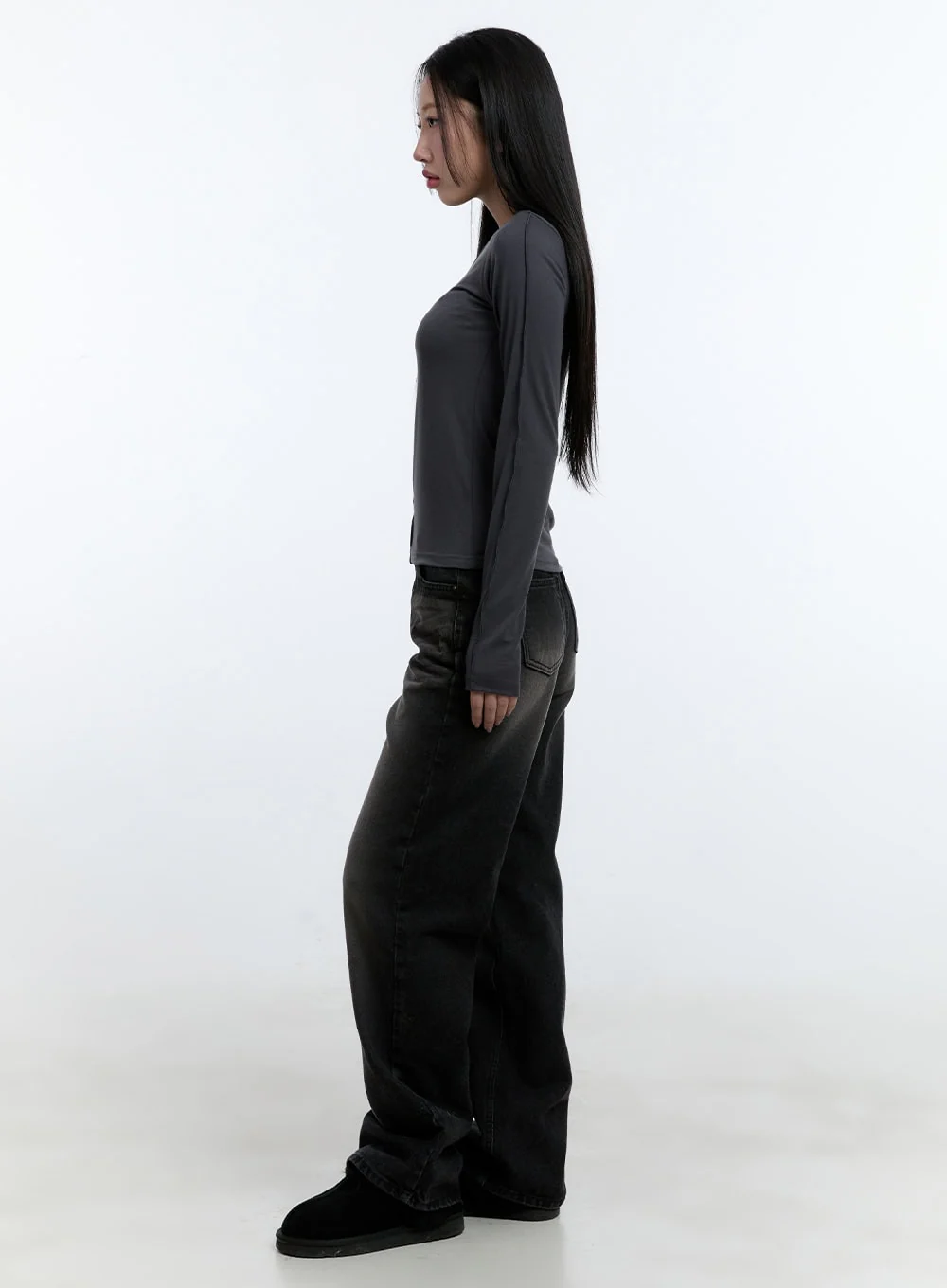 Emilia Cotton Wide Leg Jeans CD420 - Image 4