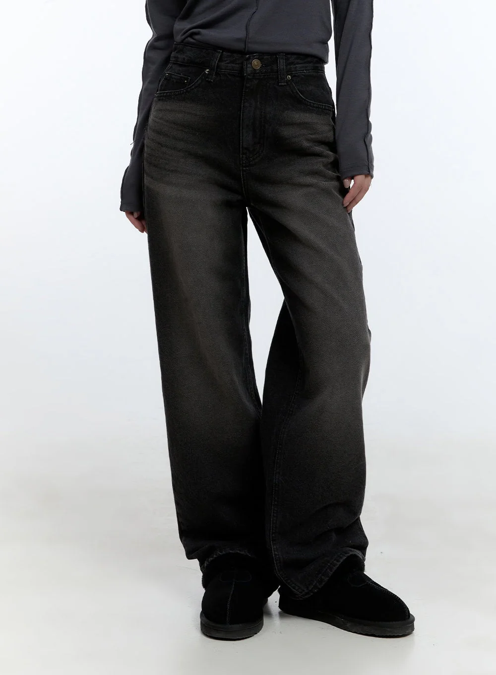Emilia Cotton Wide Leg Jeans CD420 - Image 7
