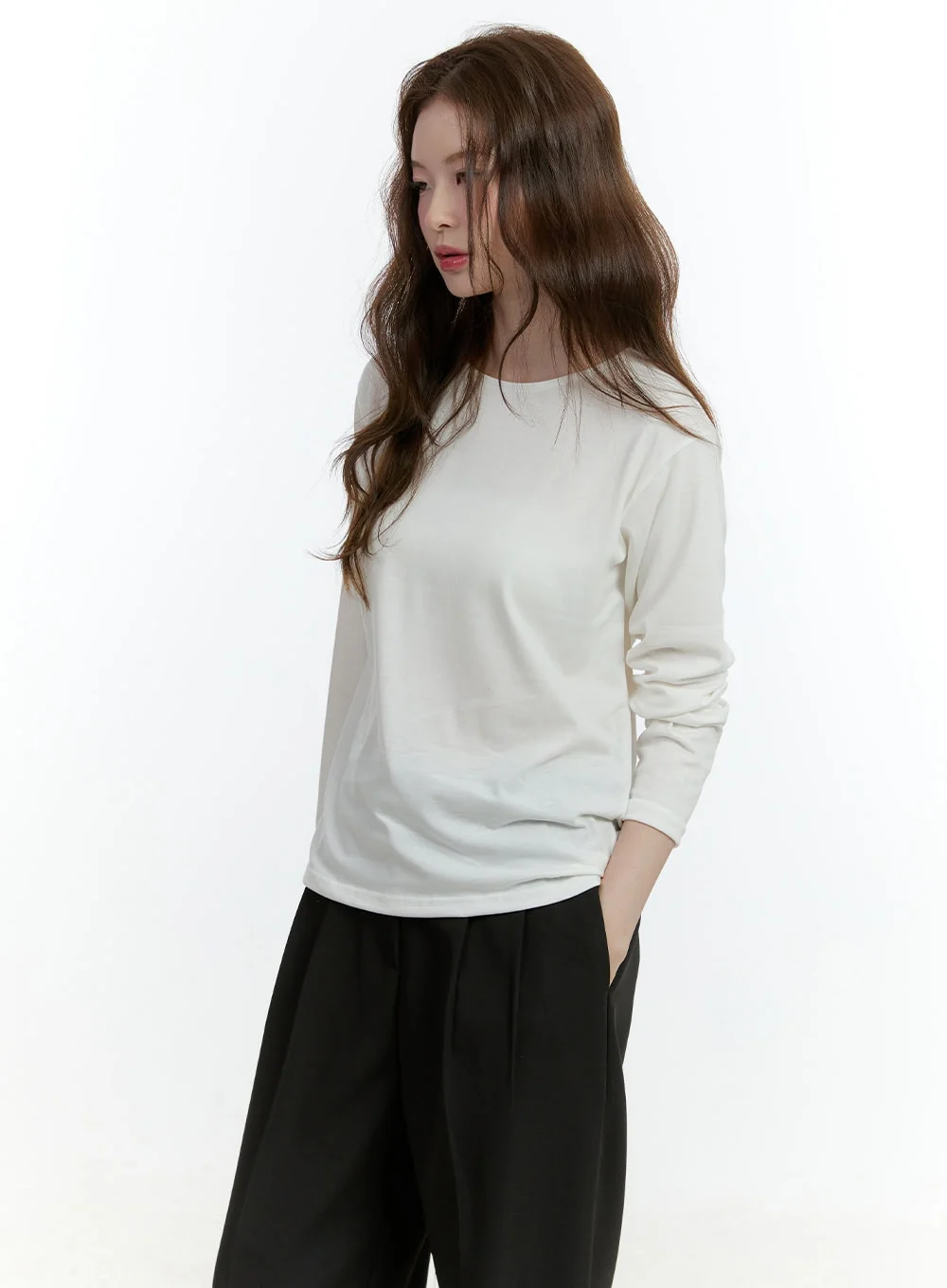 Essential Comfort Long-Sleeve Tee CF504 - Image 11
