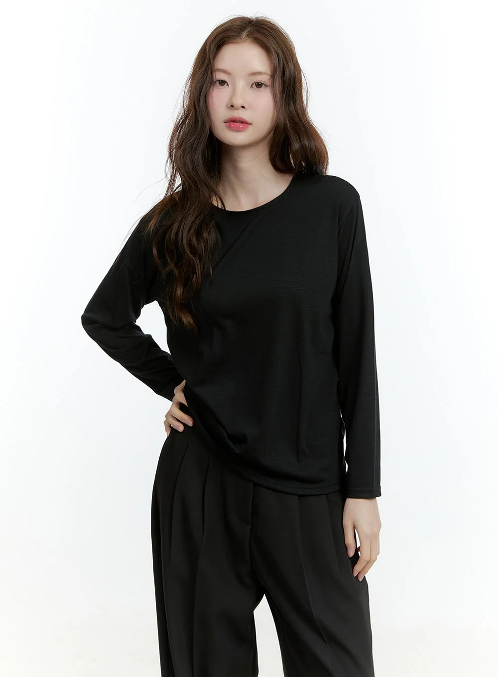 Essential Comfort Long-Sleeve Tee CF504 - Image 15