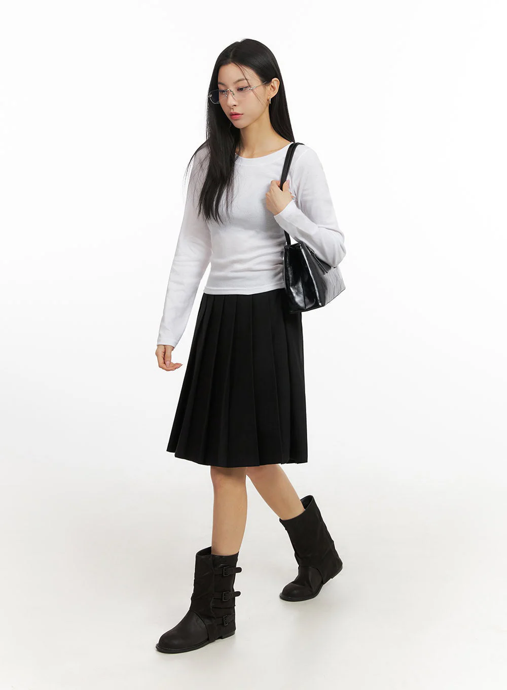 Essential Comfort Round-Neck Top ID431 - Image 2