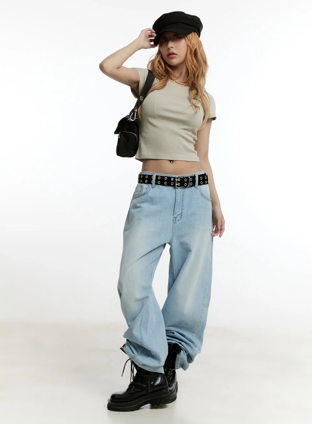 Essential Cotton Crop Top CY501 - Image 2