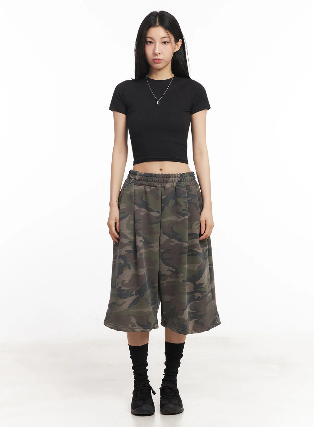 Essential Cotton Crop Top IY529 - Image 4