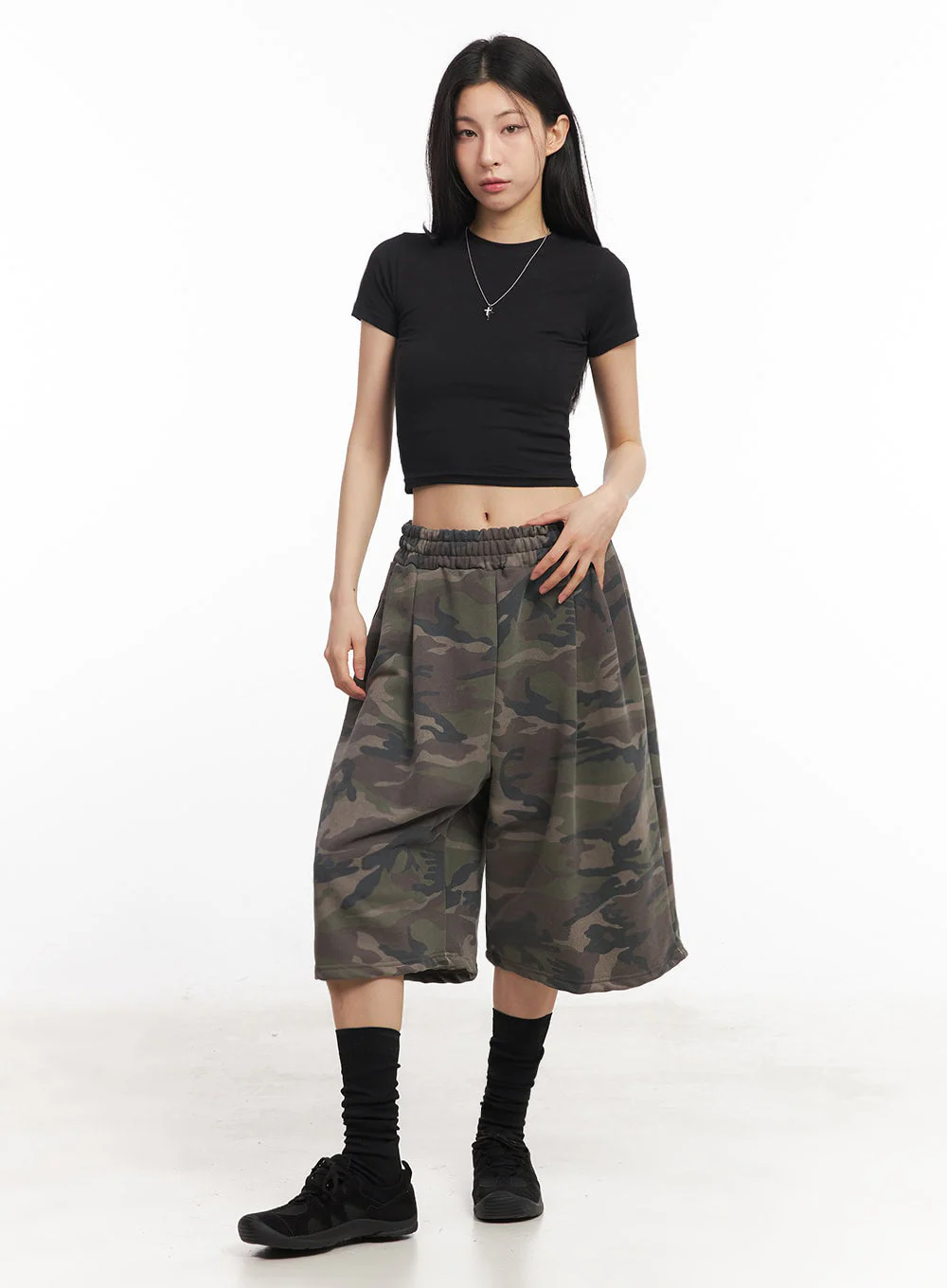 Essential Cotton Crop Top IY529 - Image 5