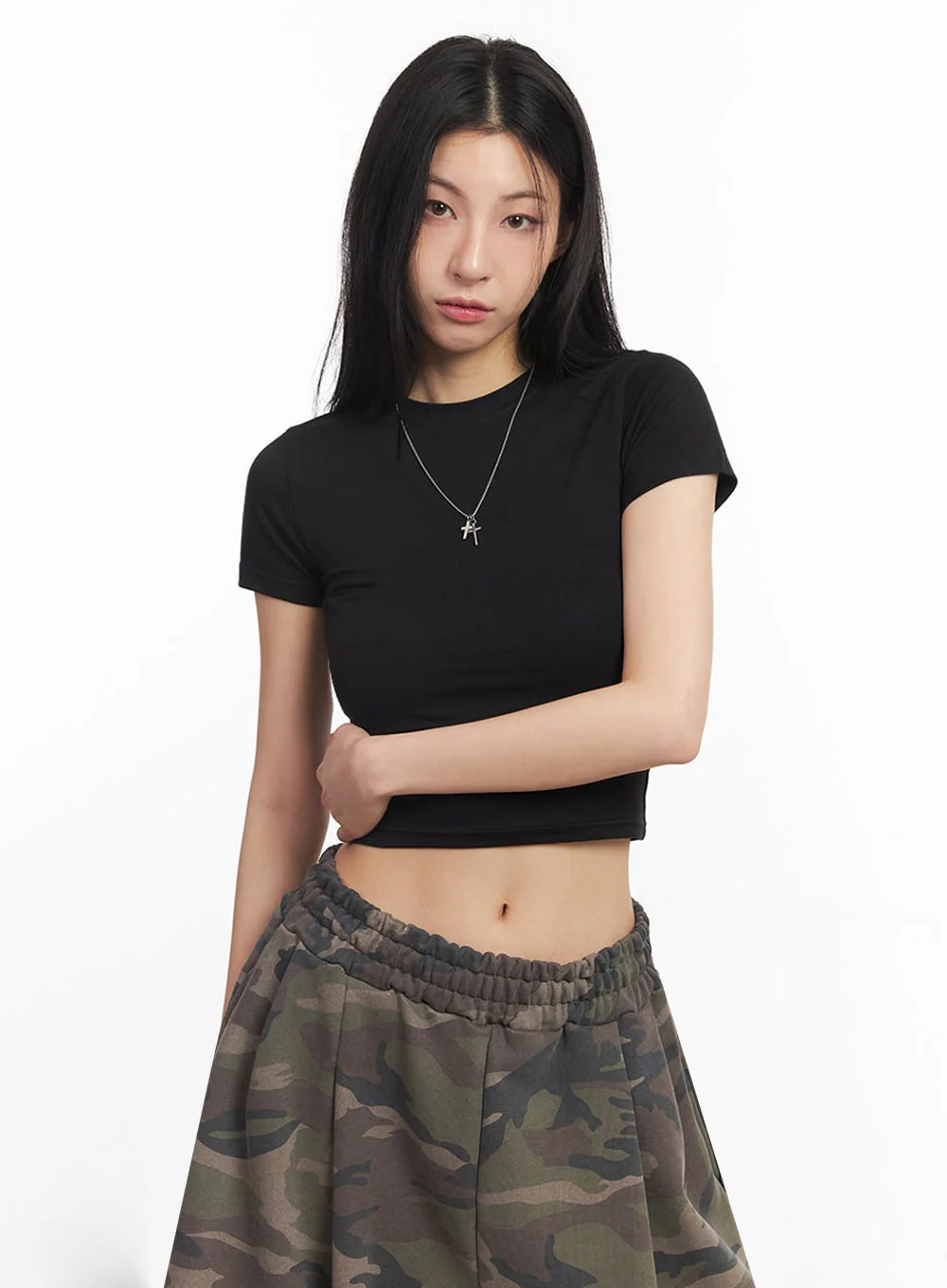 Essential Cotton Crop Top IY529 - Image 7