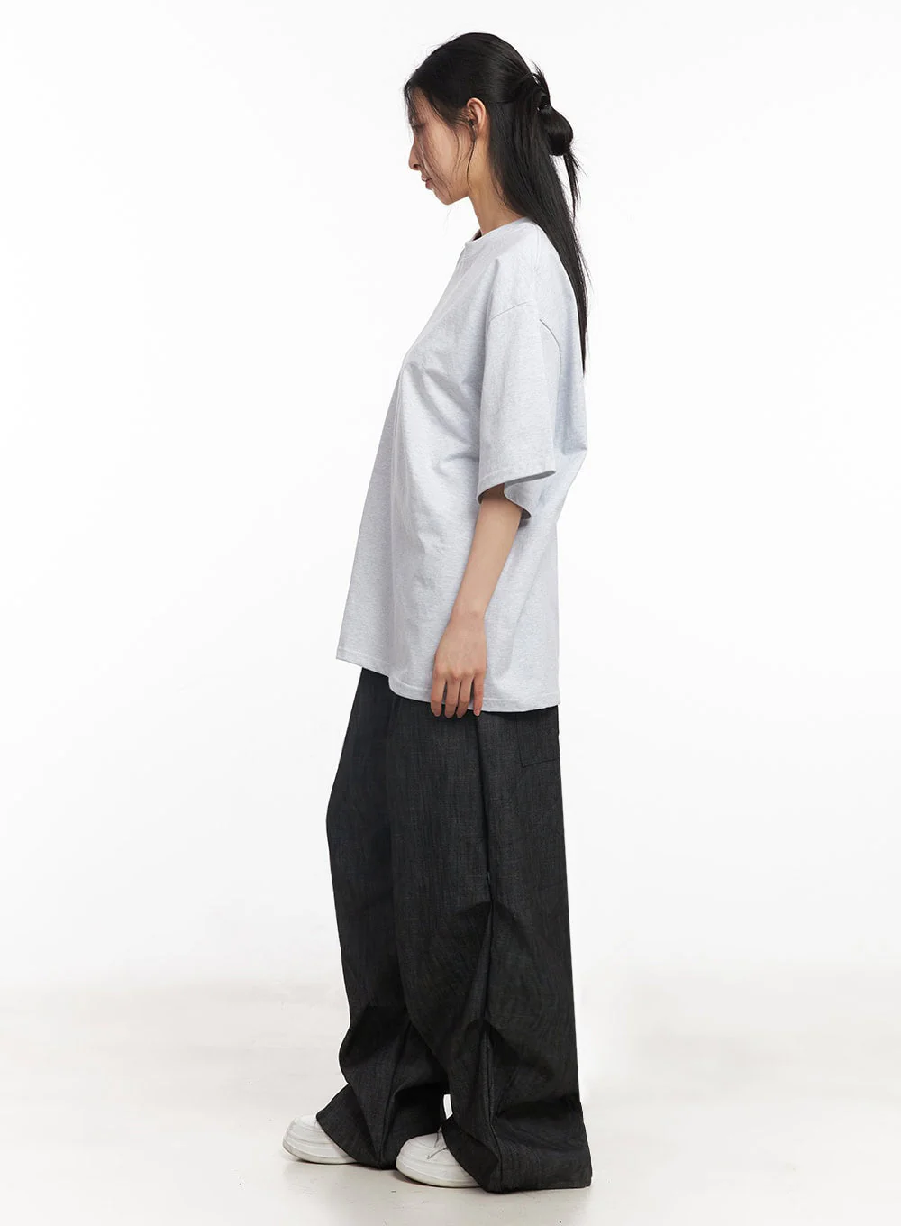 Essential Cotton Oversize T-Shirt IY529 - Image 12
