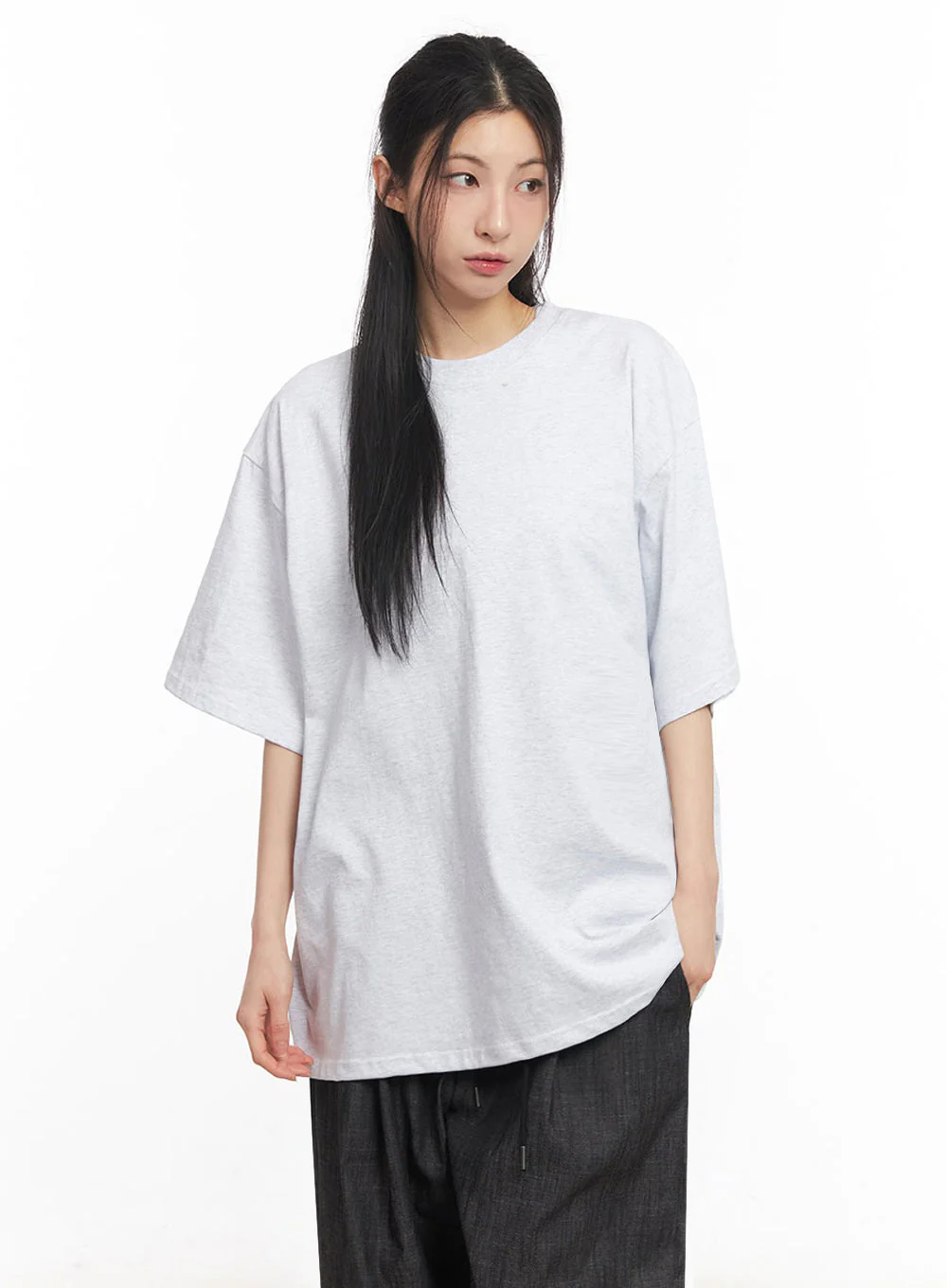 Essential Cotton Oversize T-Shirt IY529 - Image 15
