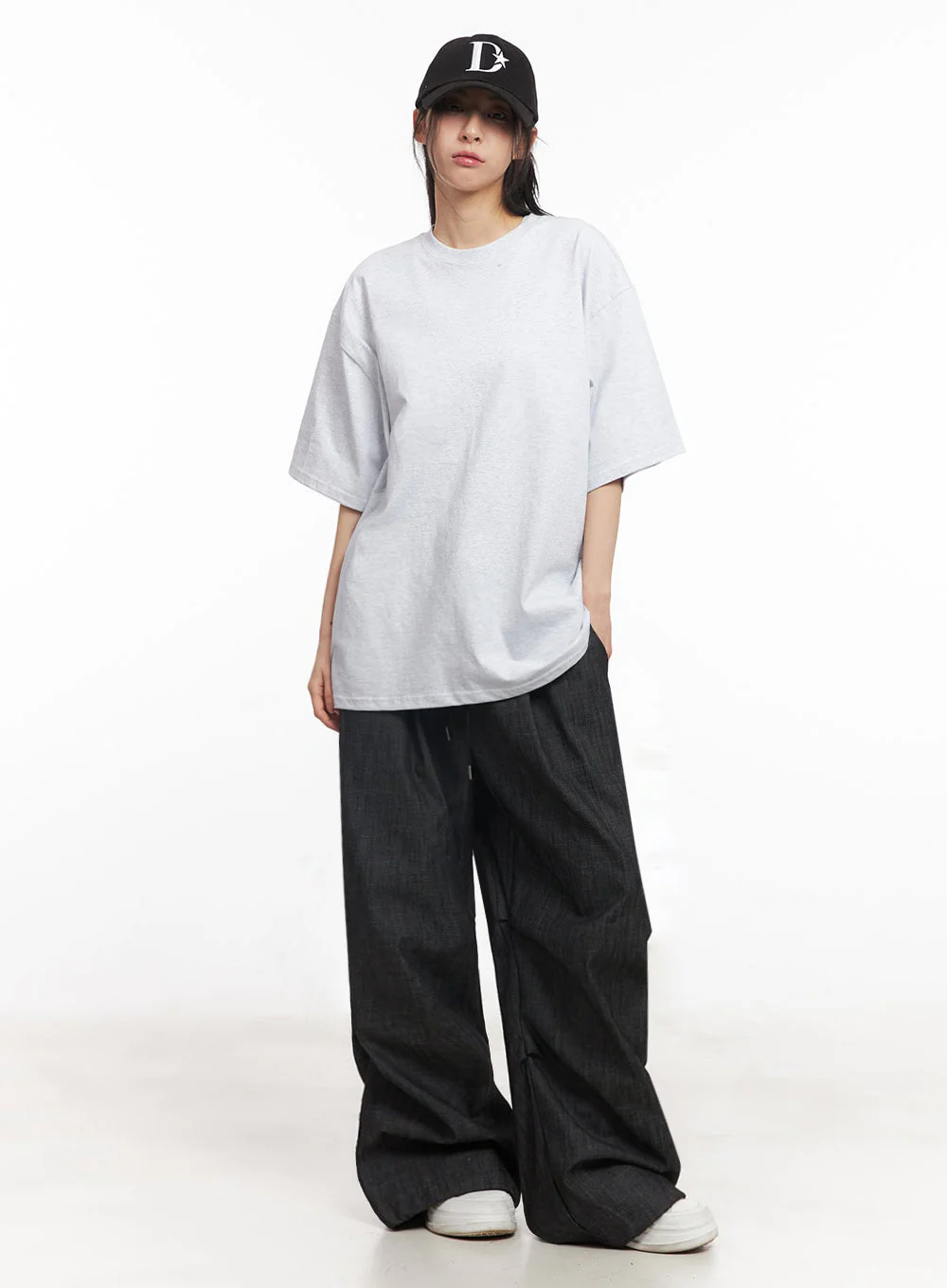 Essential Cotton Oversize T-Shirt IY529 - Image 2