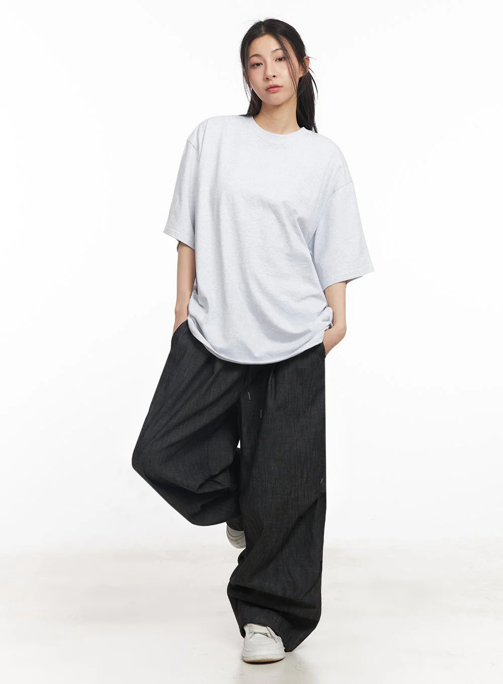 Essential Cotton Oversize T-Shirt IY529 - Image 5