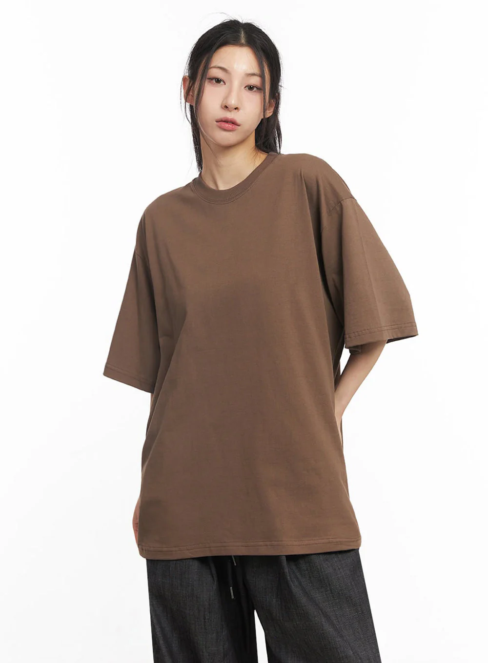 Essential Cotton Oversize T-Shirt IY529 - Image 6