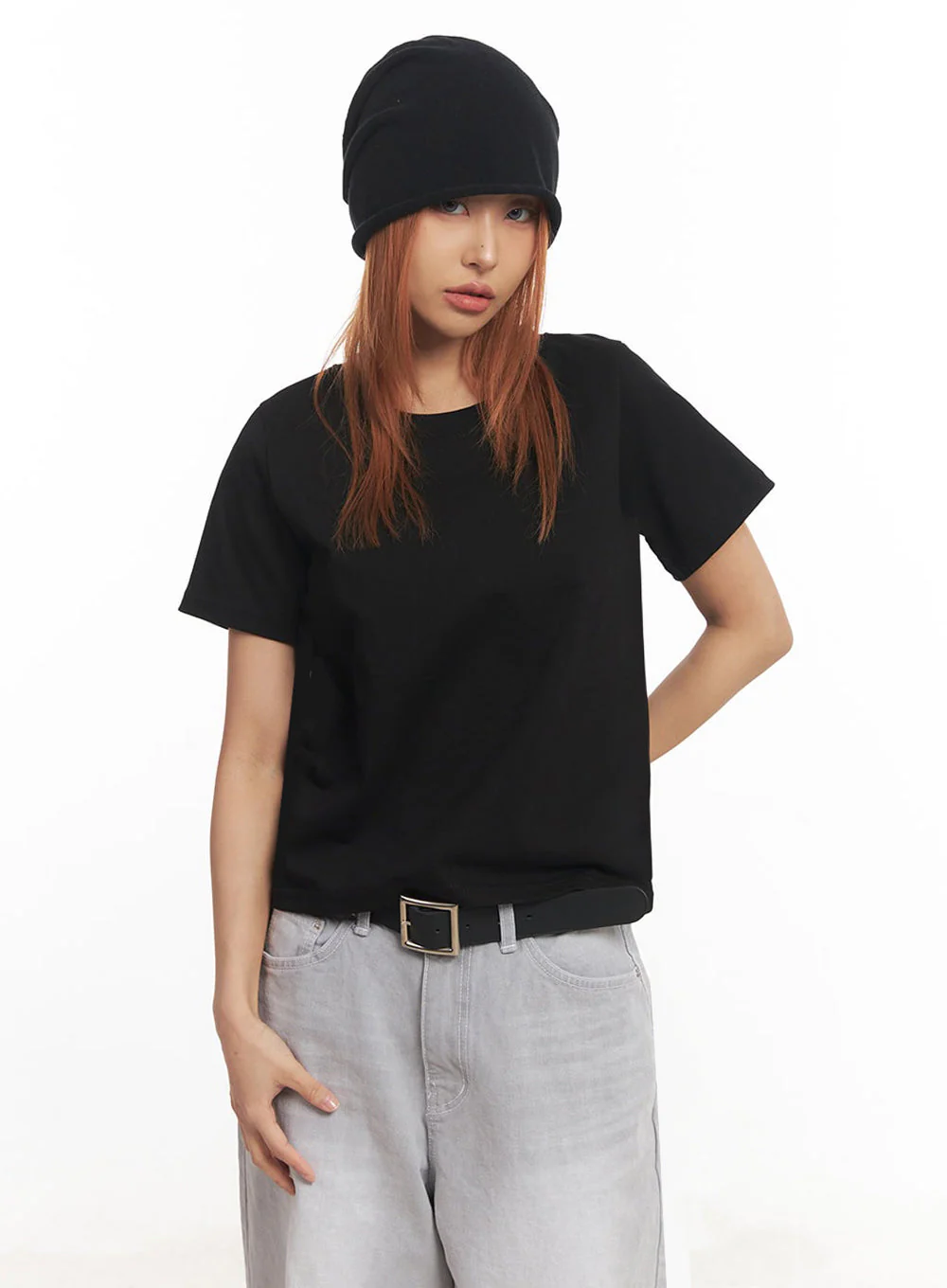 Essential Cotton T-Shirt IM528 - Image 3