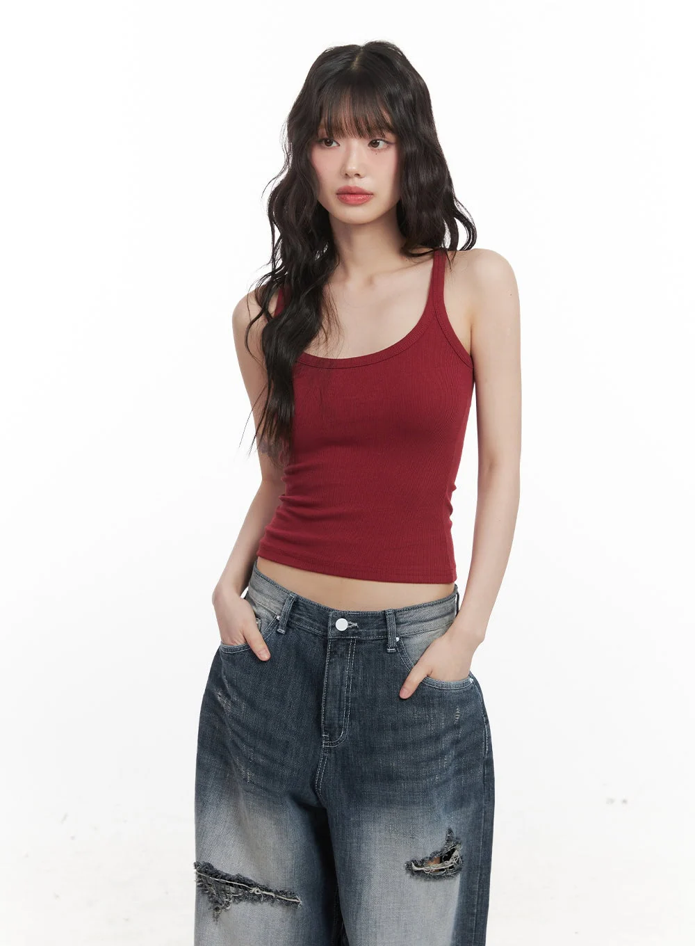 Essential Crop Tank Top CJ523 - Image 12
