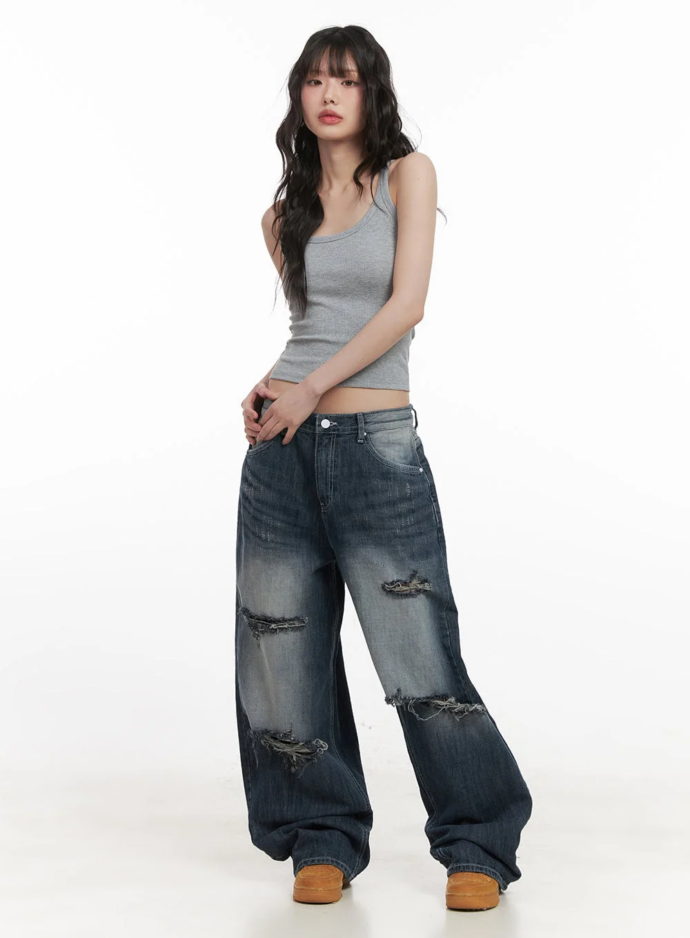 Essential Crop Tank Top CJ523 - Image 2